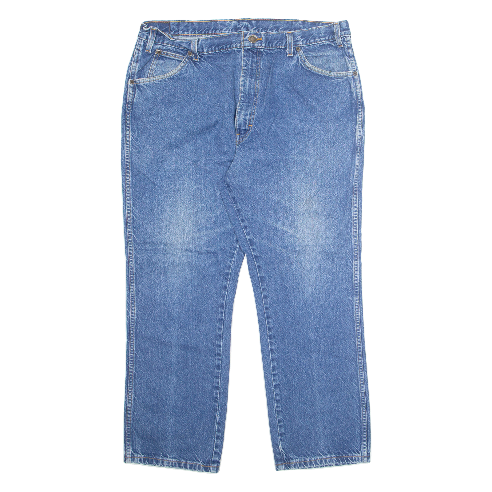 DICKIES Mens Jeans Blue Regular Straight Stone Wash W36 L28 Refurbished - N/A refurbished available on Cerqular