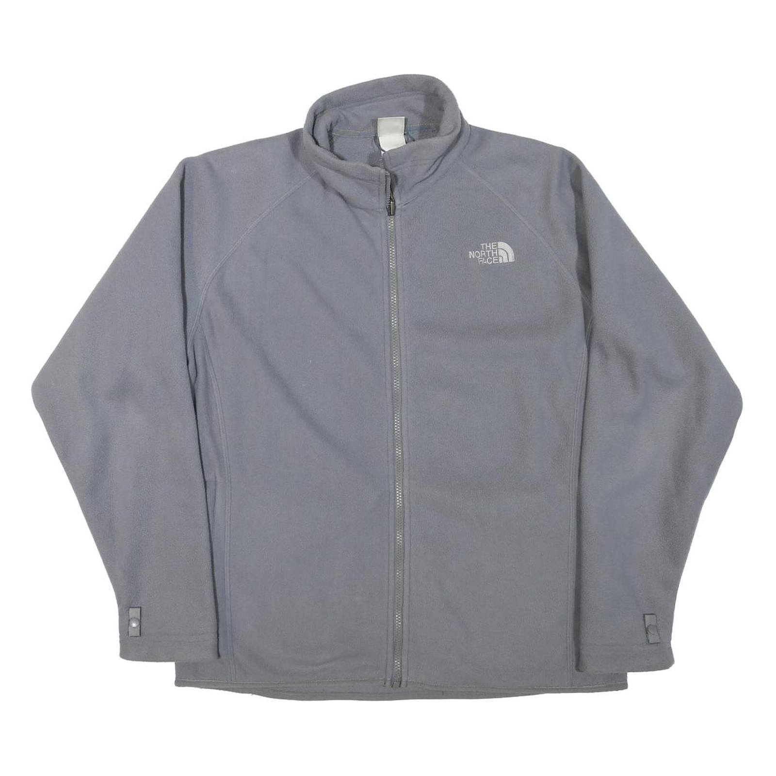 THE NORTH FACE Mens Grey Jacket L Polyester Blend Plain Zip Casual Outdoor Refurbished - N/A refurbished available on Cerqular