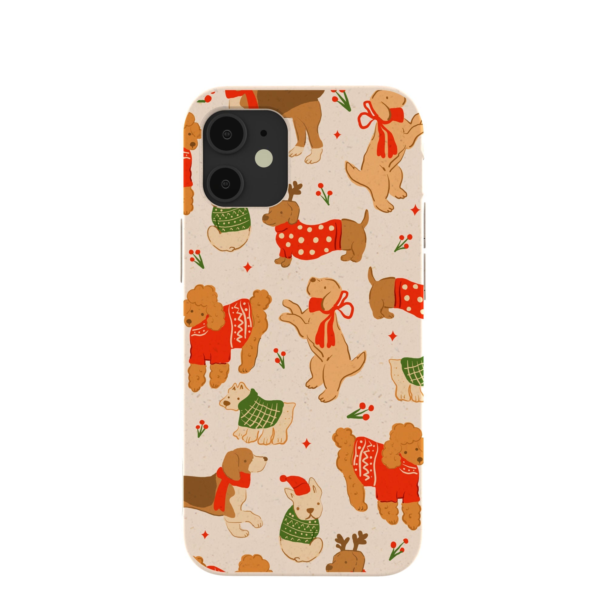 Seashell Jolly Doggos iPhone 12 Mini Case Refurbished - Pela Case refurbished available on Cerqular