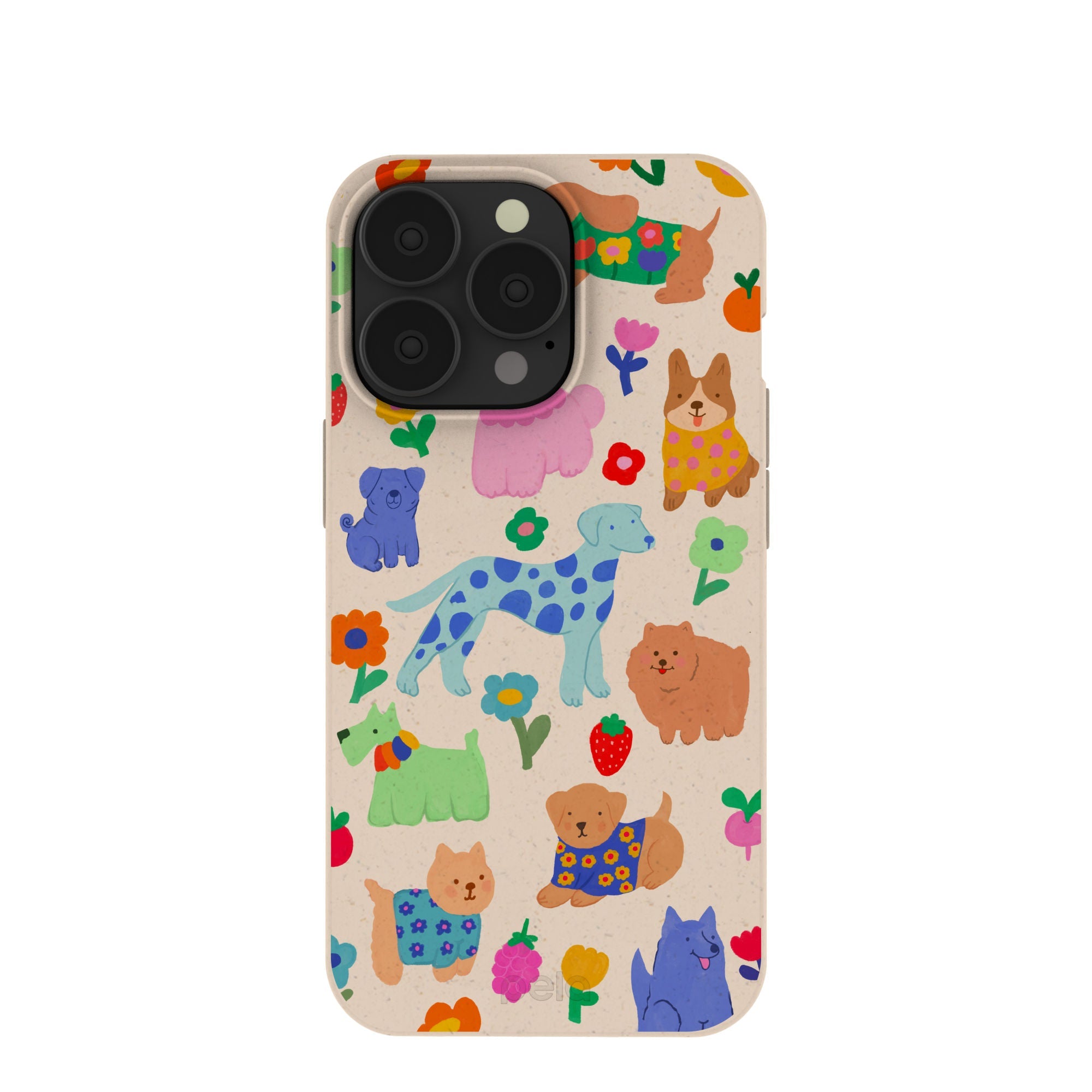 Seashell Pup Bloom iPhone 13 Pro Case Refurbished - Pela Case refurbished available on Cerqular