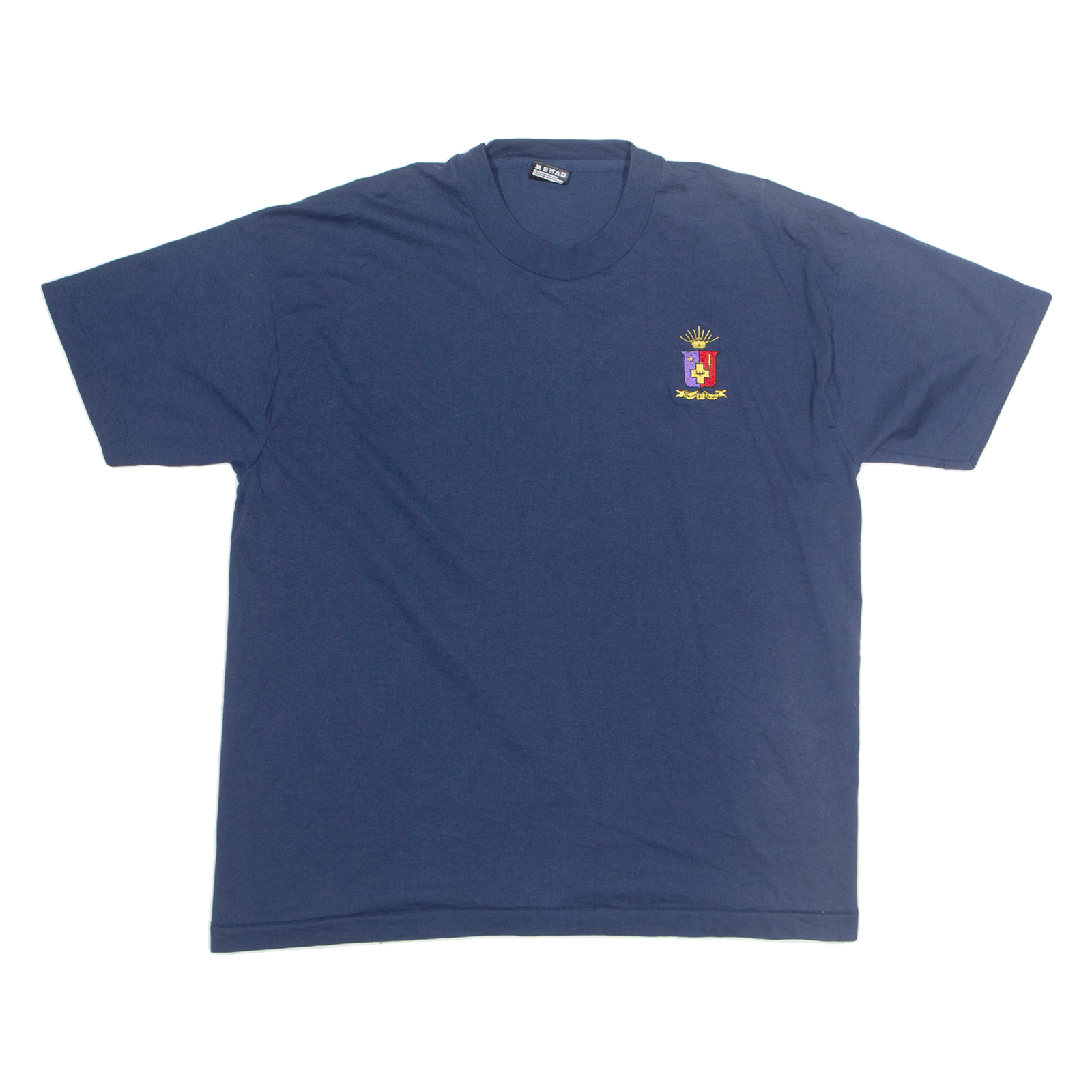 The Balanced Man Mens T-Shirt Blue Crew Neck L Refurbished - N/A refurbished available on Cerqular