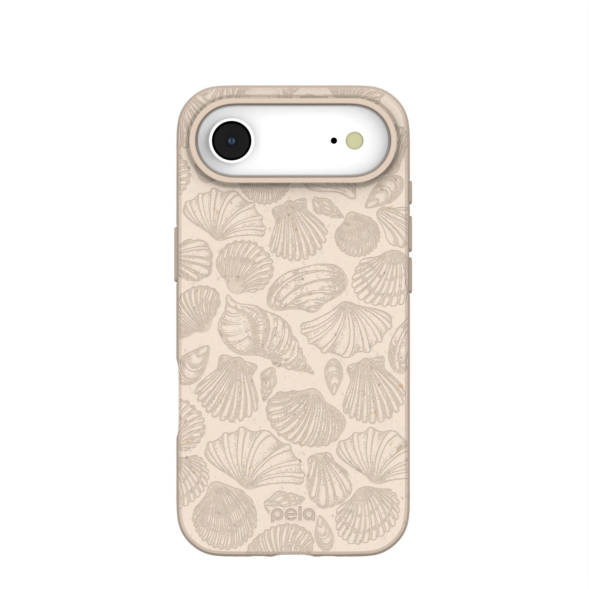 Seashell Seashore iPhone Air Case | MagSafe Compatibility: With MagSafe Refurbished - Pela Case refurbished available on Cerqular