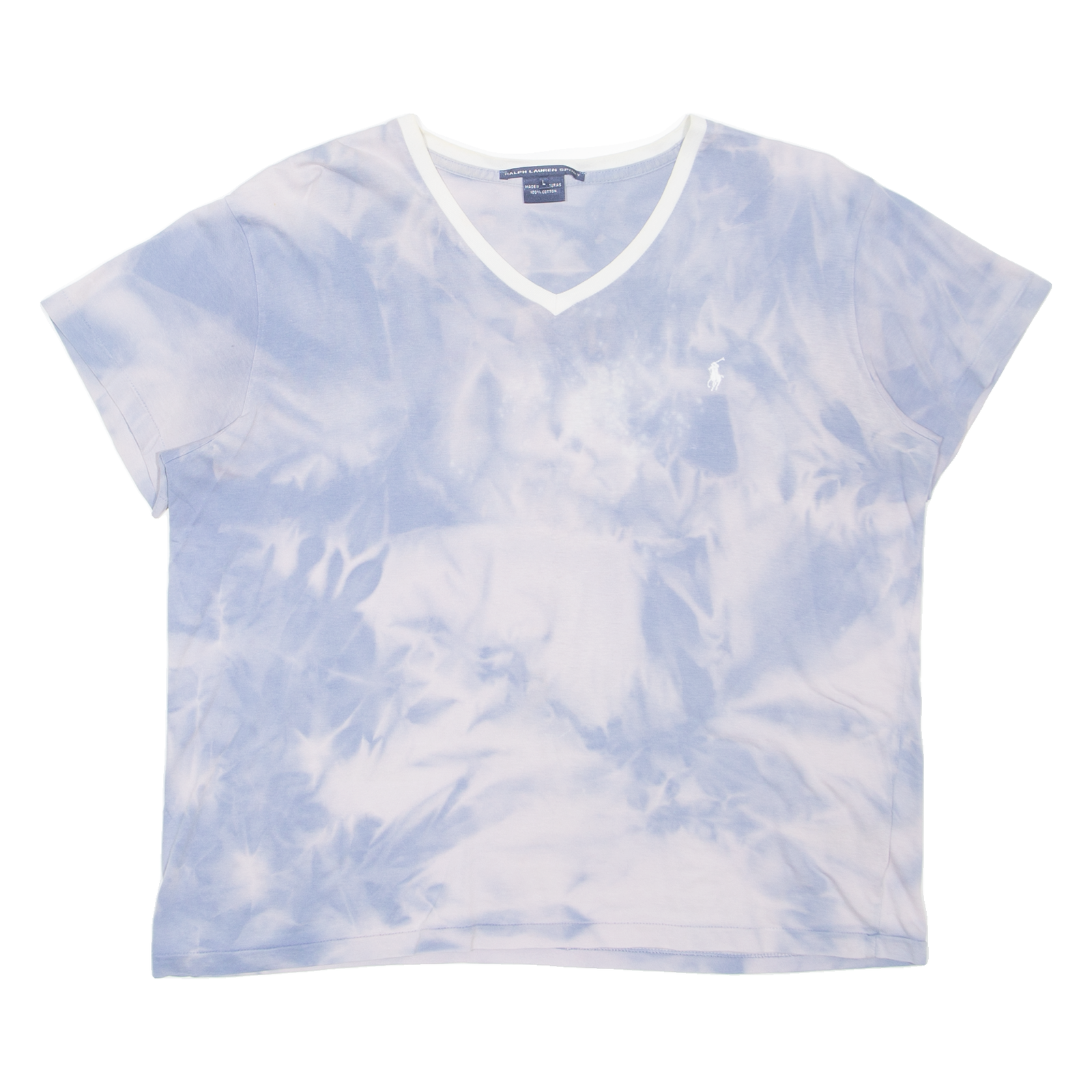 Buy RALPH LAUREN SPORT Womens Tie Dye T-Shirt Purple V-Neck L Refurbished - $14.03 RALPH LAUREN SPORT Womens Tie Dye T-Shirt Purple V-Neck L Refurbished - N/A refurbished available on Cerqular