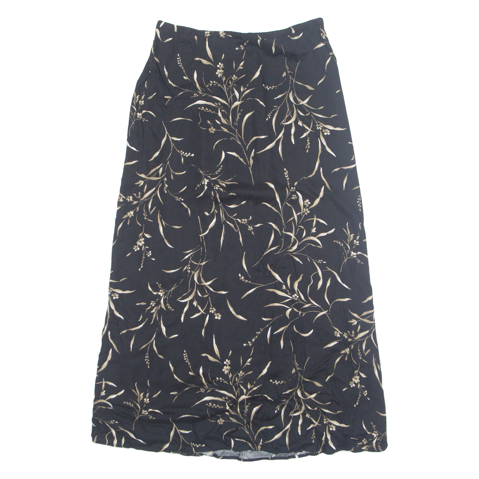 JUDY KNAPP Womens A-Line Skirt Black Midi Floral UK 12 Refurbished - N/A refurbished available on Cerqular