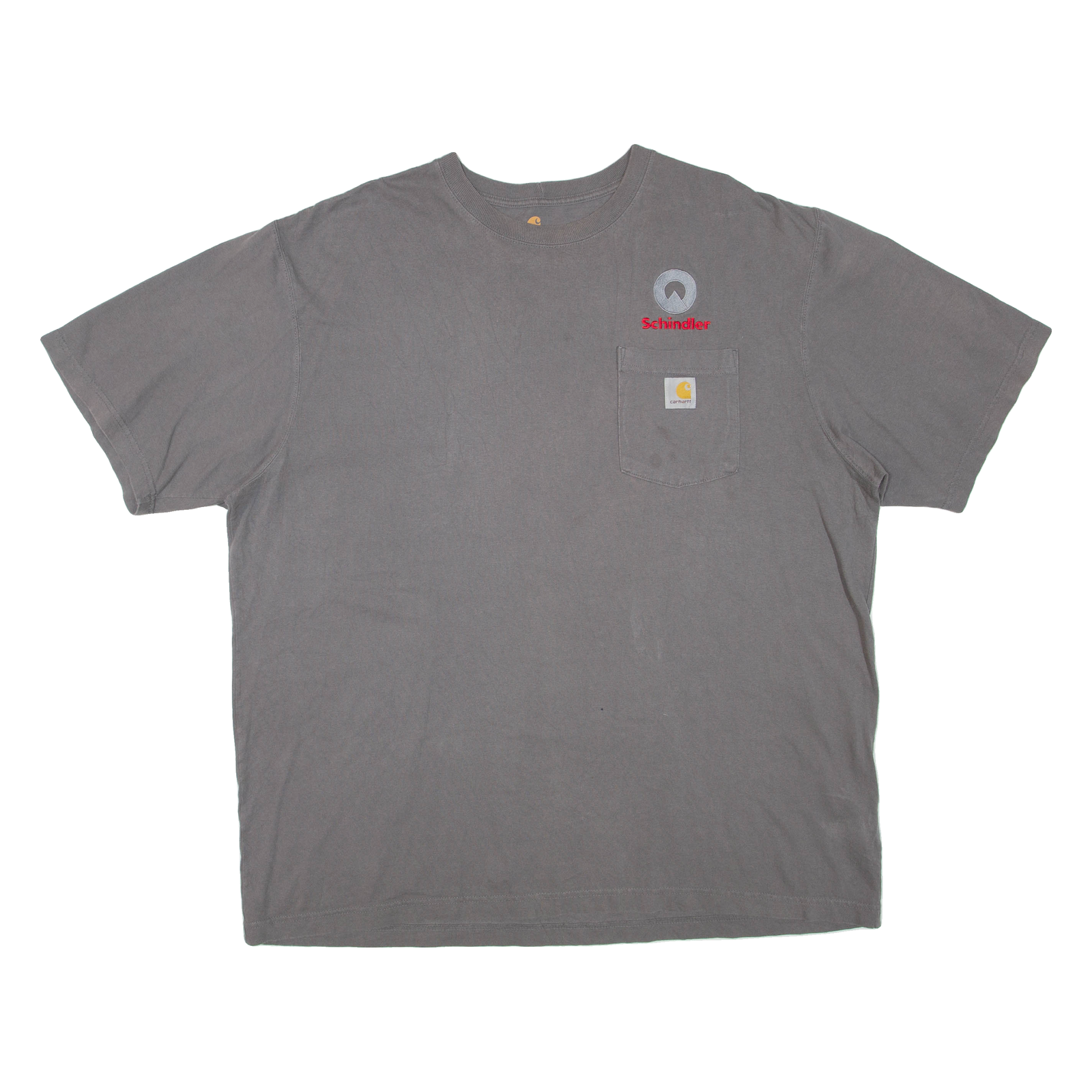 CARHARTT Schindler Mens T-Shirt Grey XL Refurbished - N/A refurbished available on Cerqular