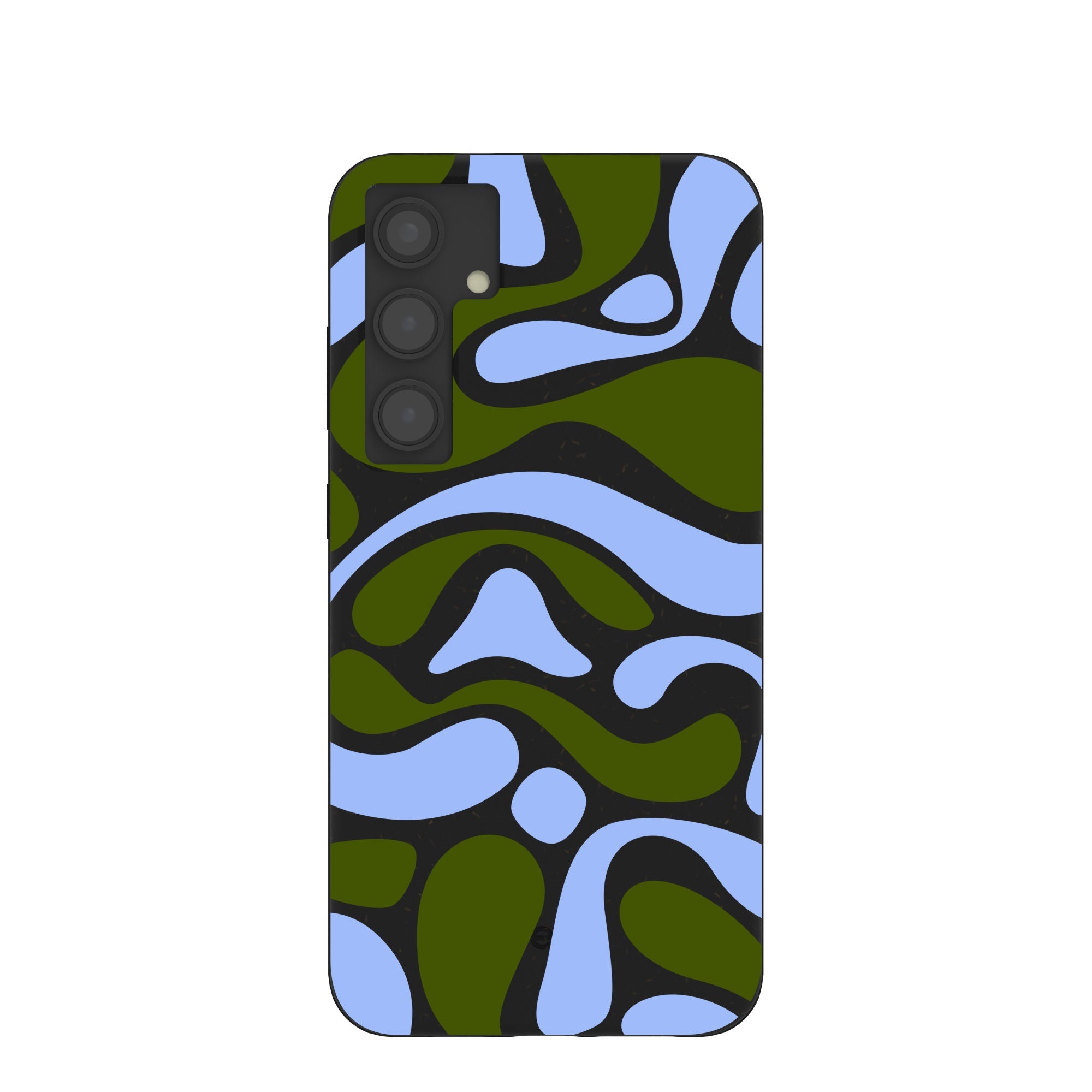 Black Curve and Flow Samsung Galaxy S24+(Plus) Case Refurbished - Pela Case refurbished available on Cerqular