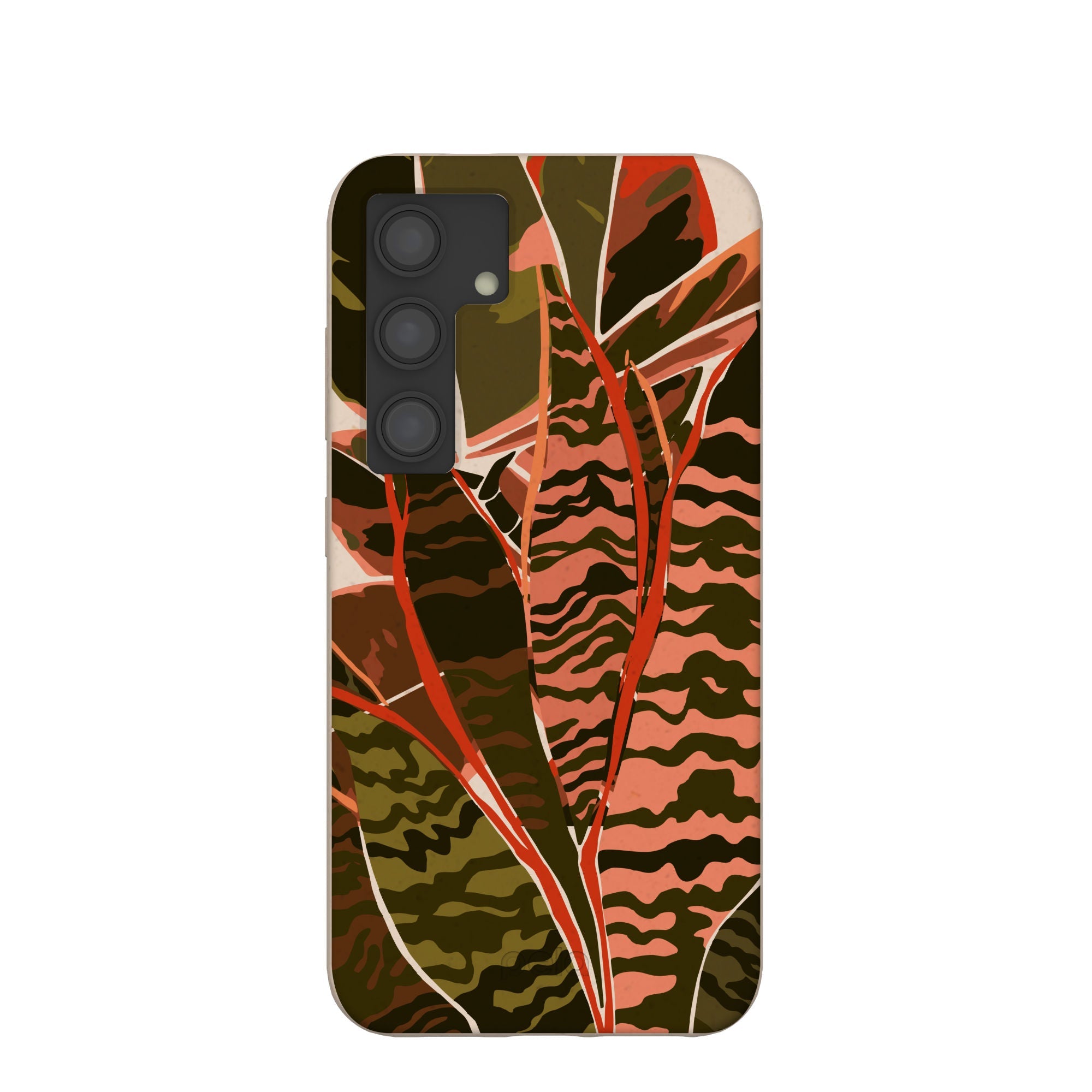 Seashell Foliage Samsung Galaxy S24 Case Refurbished - Pela Case refurbished available on Cerqular