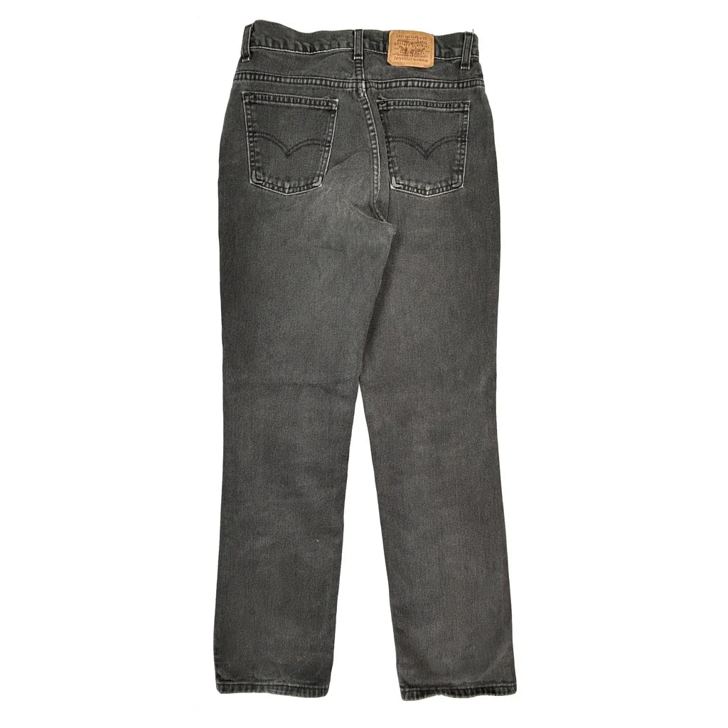 Levis Jeans - 29W 31L Grey Cotton Refurbished - Thrifted (note: this is a term often used to describe second- refurbished available on Cerqular