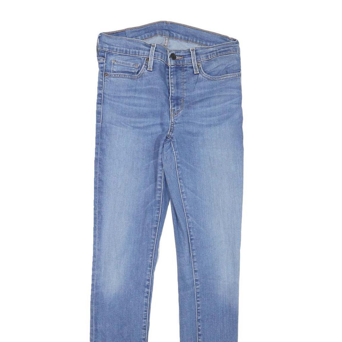 LEVI'S Womens Jeans Blue Slim Skinny Denim Light W26 L29 Stretch Cotton Blend Refurbished - N/A refurbished available on Cerqular