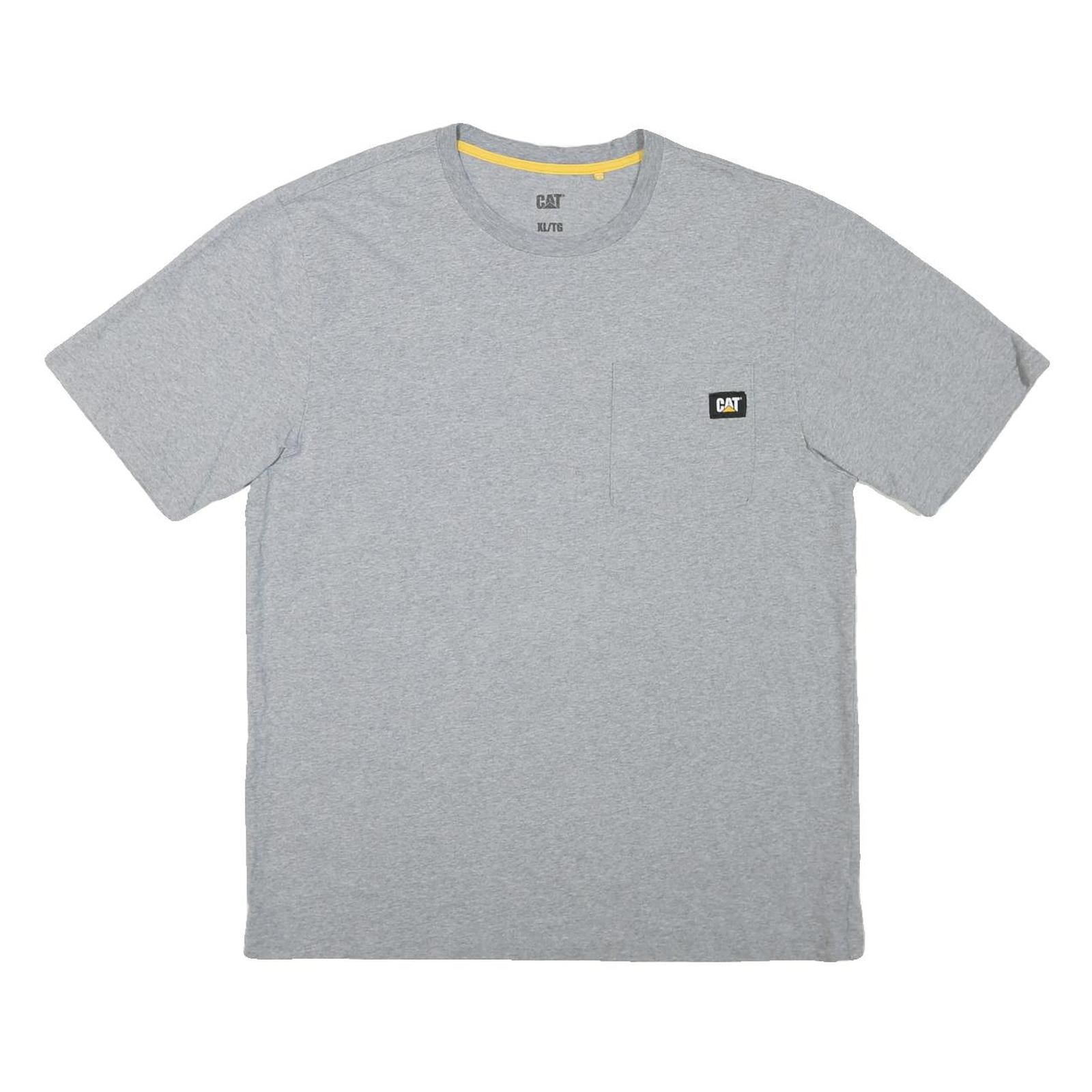 Buy CAT Mens Grey Pocket T-Shirt XL Short Sleeve Crew Neck Cotton Blend Casual Refurbished - $16.89 CAT Mens Grey Pocket T-Shirt XL Short Sleeve Crew Neck Cotton Blend Casual Refurbished - N/A refurbished available on Cerqular