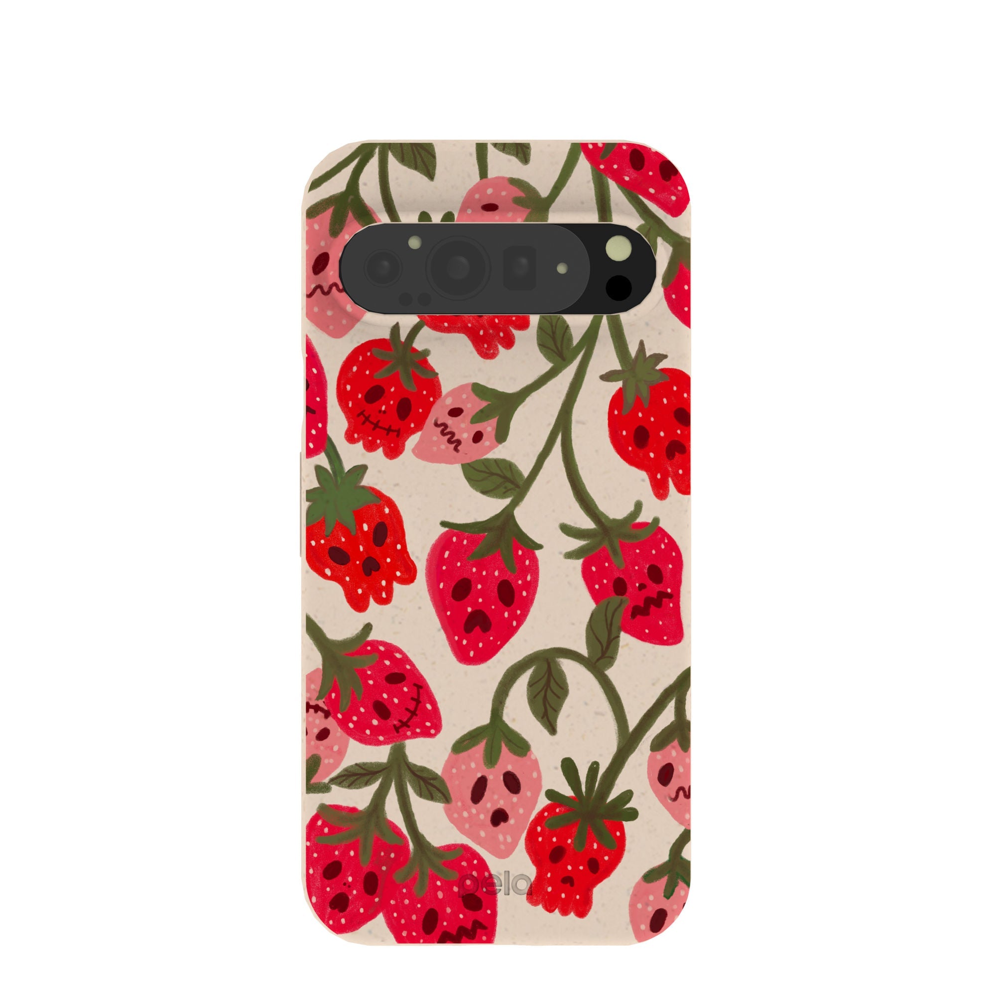 Seashell Strawboories Google Pixel 9 Pro XL Case Refurbished - Pela Case refurbished available on Cerqular