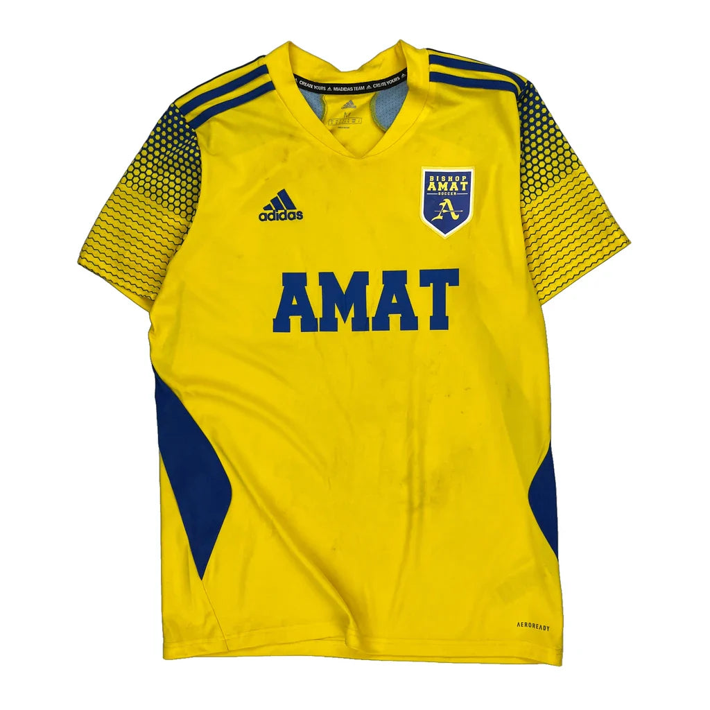 Buy Bishop Amat Adidas Football Jersey - Medium Blue Polyester Refurbished - $53.59 Bishop Amat Adidas Football Jersey - Medium Blue Polyester Refurbished - Thrifted (note: this is a term often used to describe second- refurbished available on Cerqular