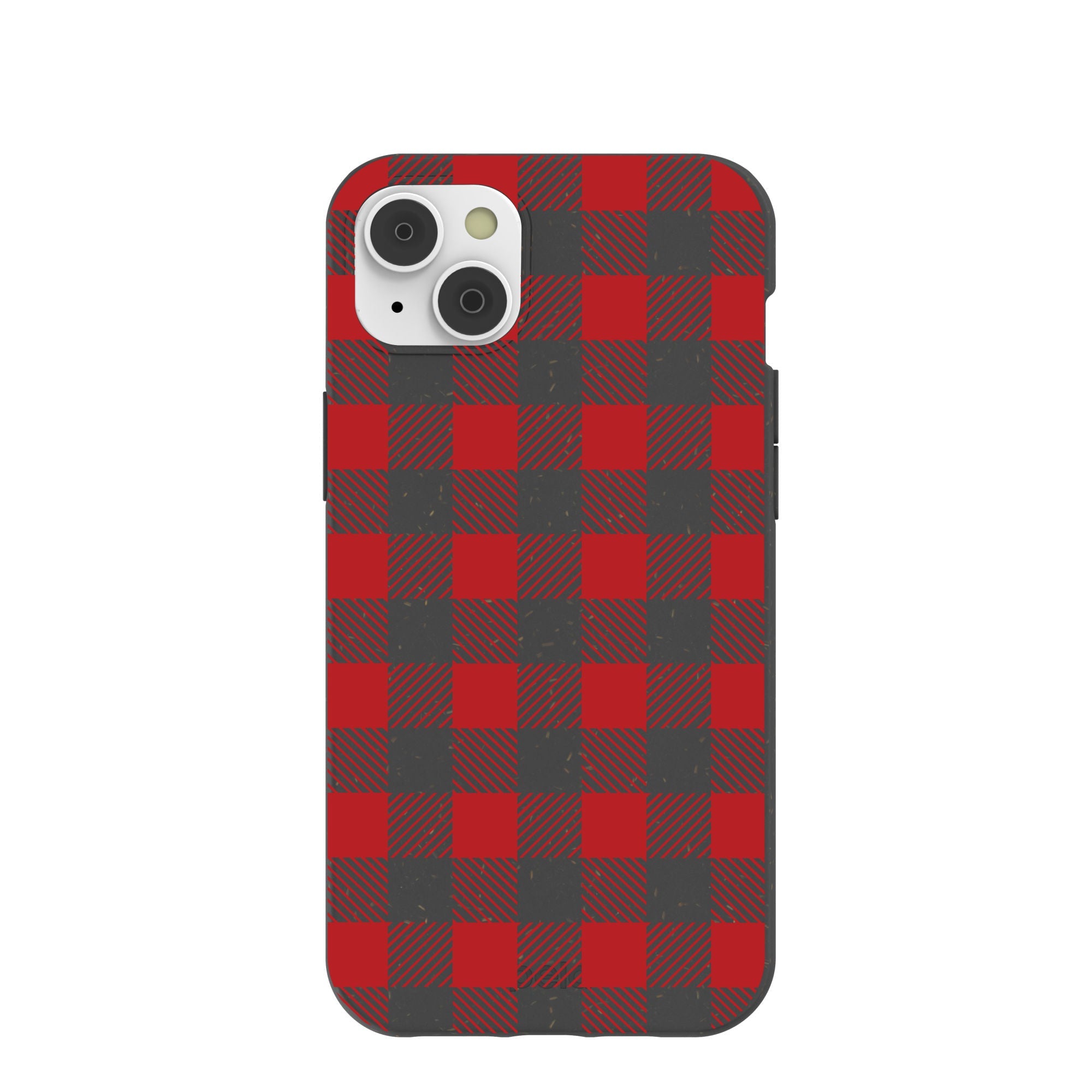 Black Flannel iPhone 14 Plus Case Refurbished - Pela Case refurbished available on Cerqular