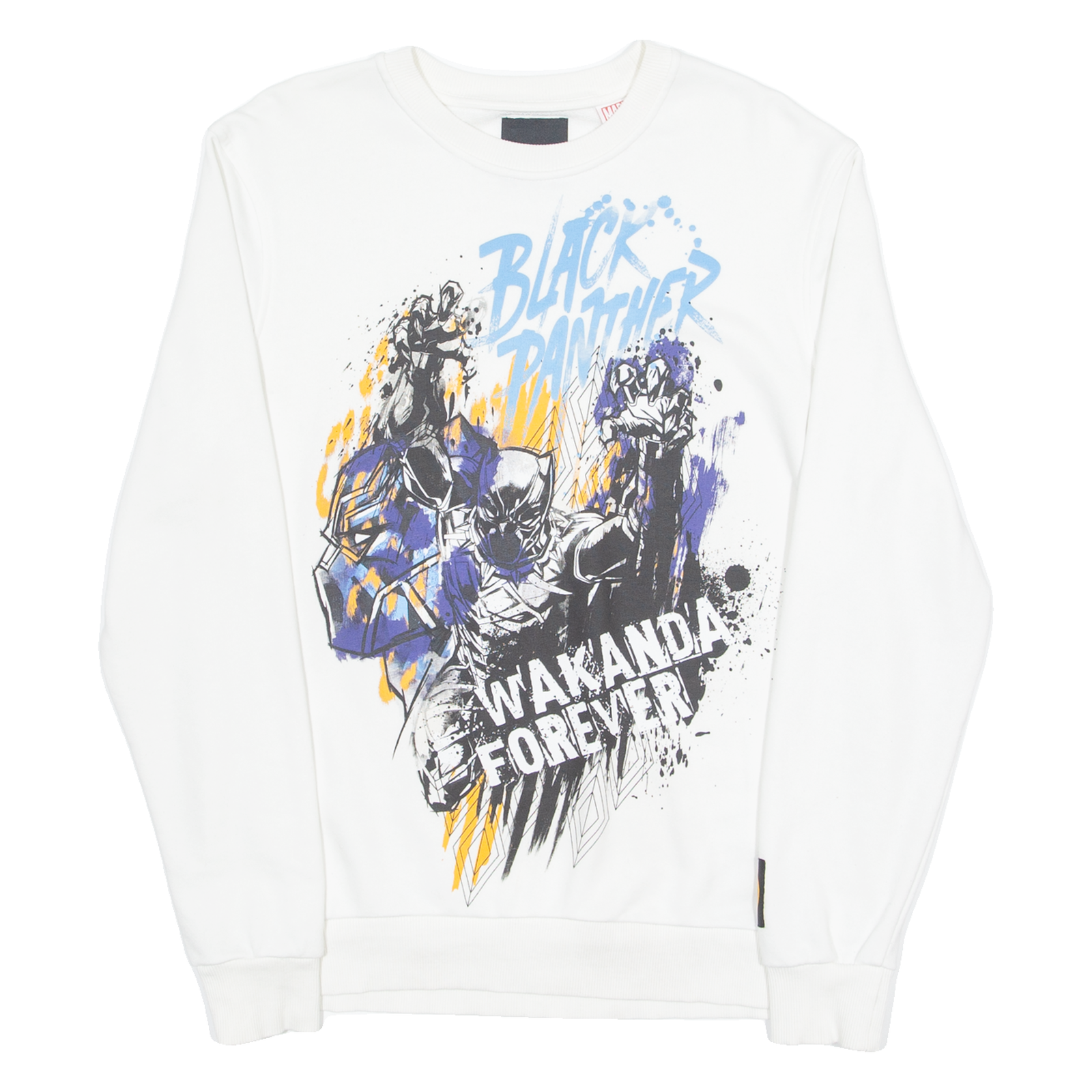 Buy LEFTIES MAN MARVEL Black Panther Mens Sweatshirt White Crew Neck M Refurbished - $16.37 LEFTIES MAN MARVEL Black Panther Mens Sweatshirt White Crew Neck M Refurbished - N/A refurbished available on Cerqular