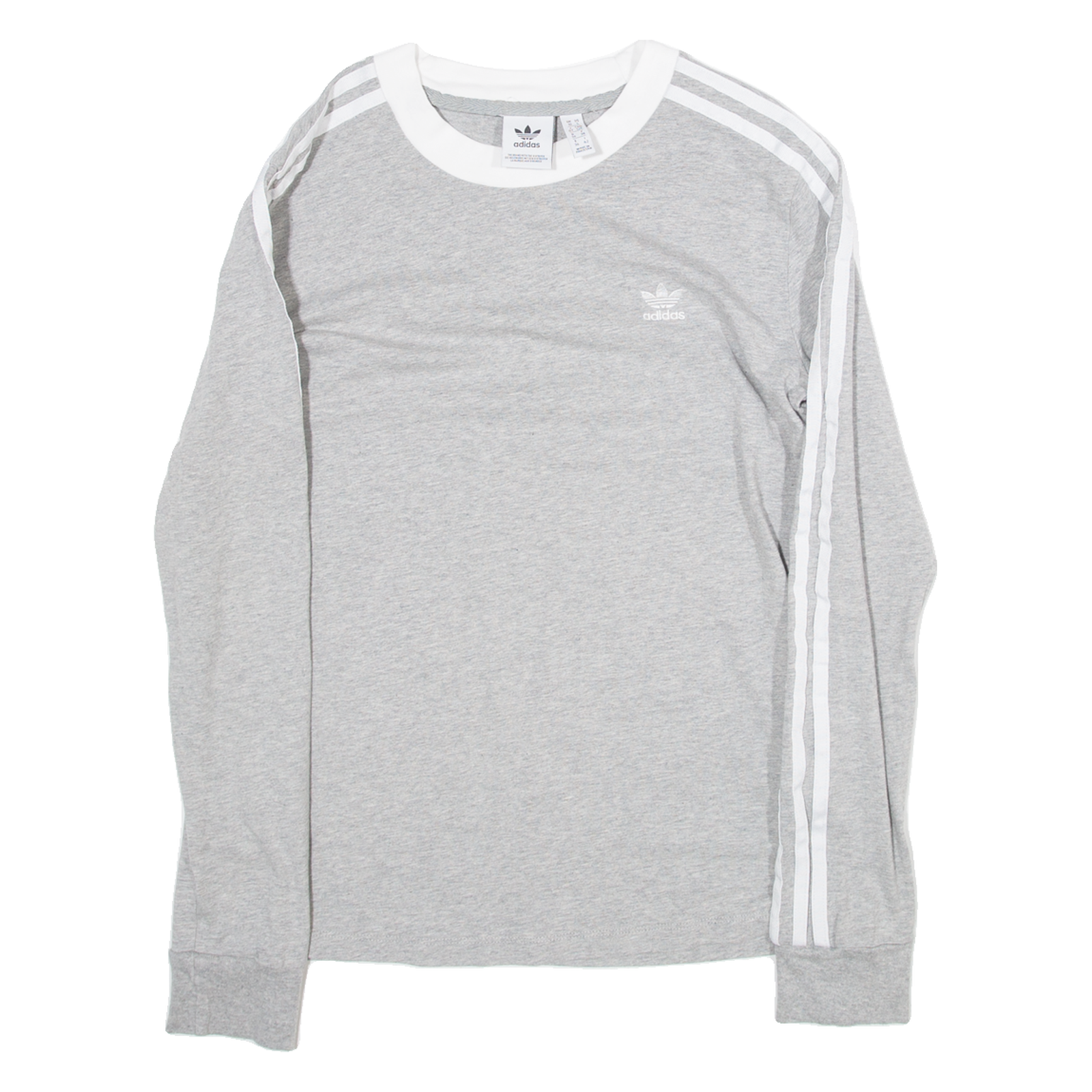 ADIDAS Womens T-Shirt Grey Long Sleeve UK 10 Refurbished - N/A refurbished available on Cerqular