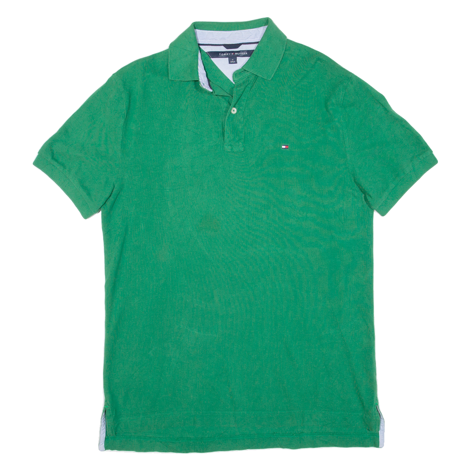 TOMMY HILFIGER Mens Polo Shirt Green M Refurbished - N/A refurbished available on Cerqular