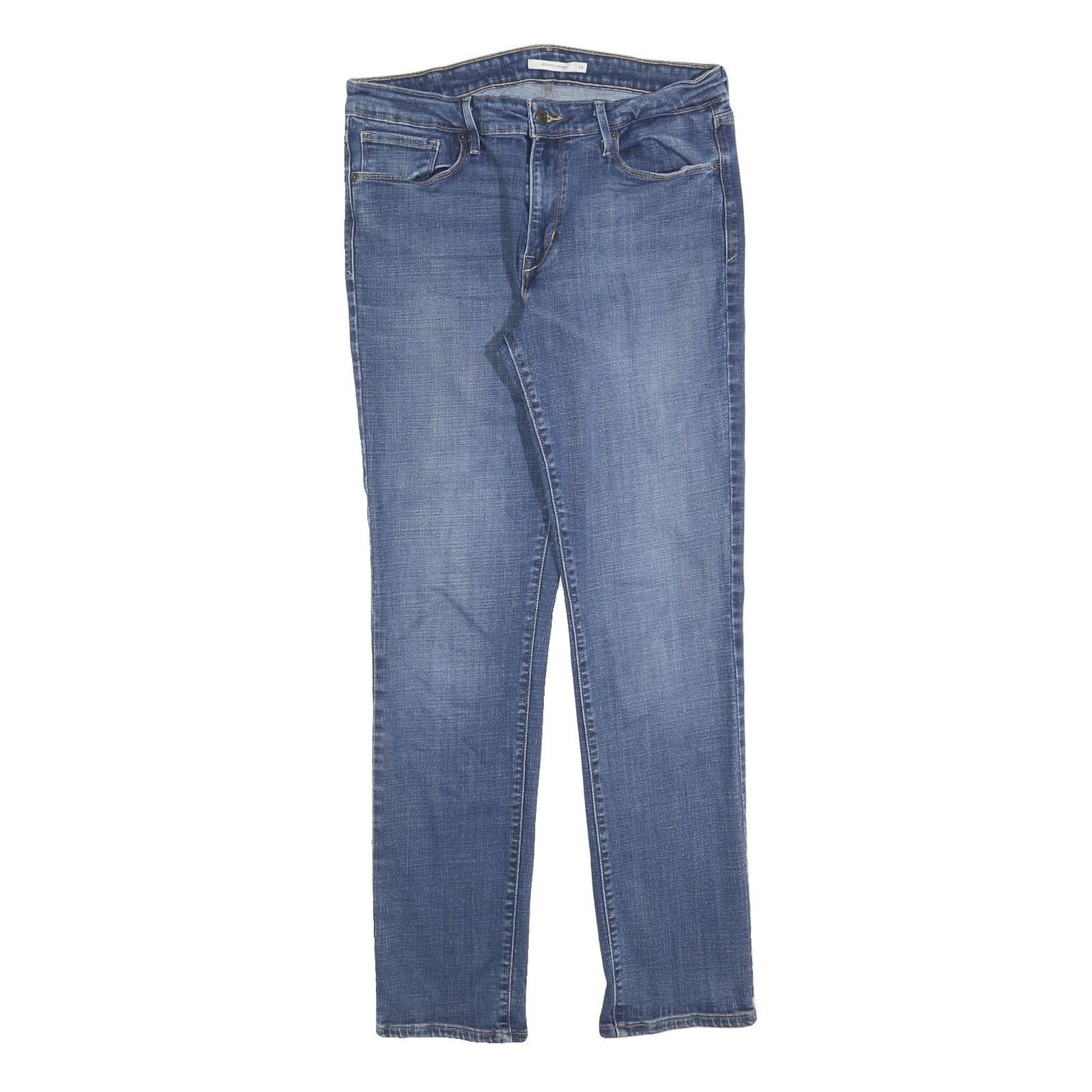 LEVI'S Womens Jeans Blue Slim Skinny Denim W32 L30 Classic Style Cotton Blend Refurbished - N/A refurbished available on Cerqular