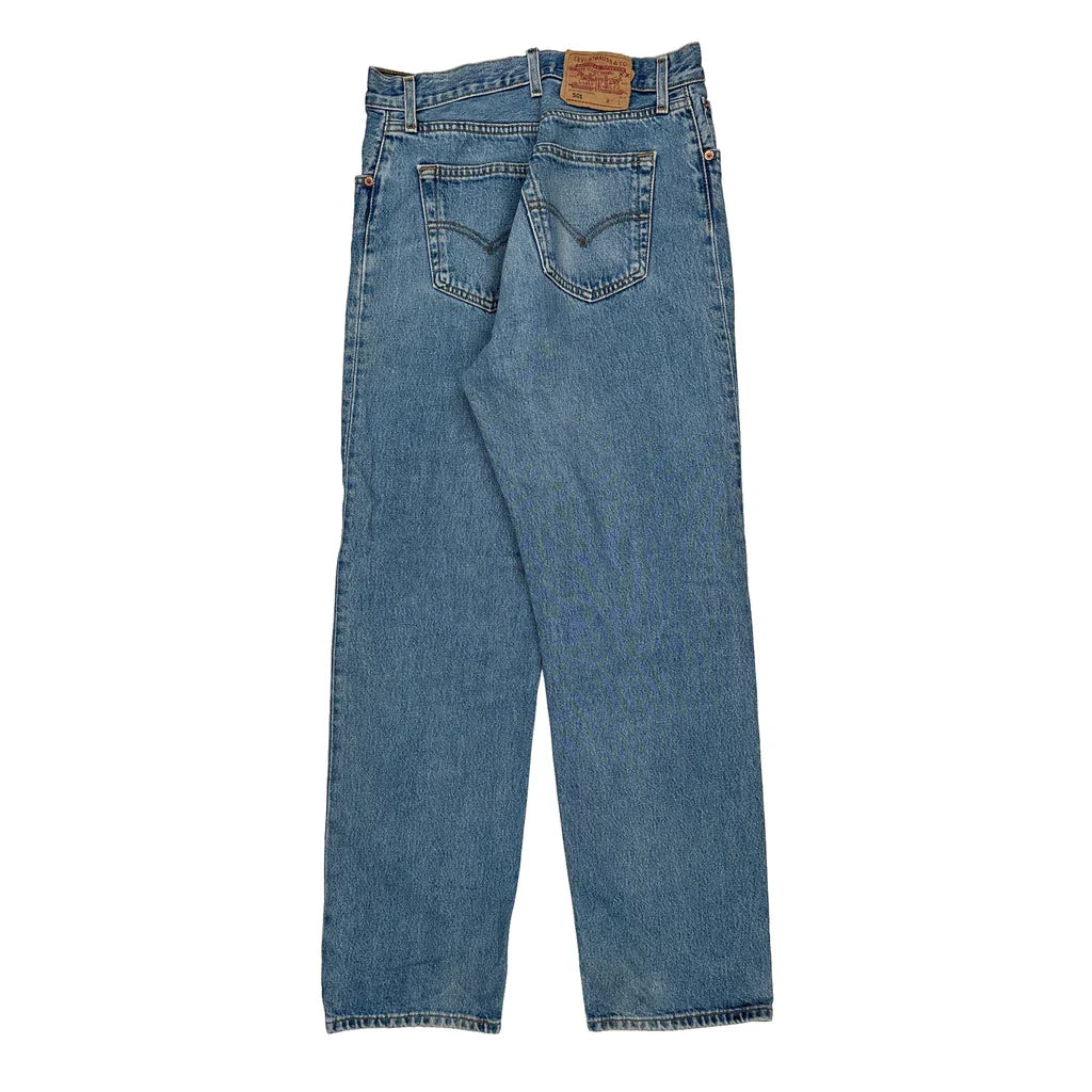 501 Levis Jeans - 29W 30L Blue Denim Refurbished - Thrifted (note: this is a term often used to describe second- refurbished available on Cerqular