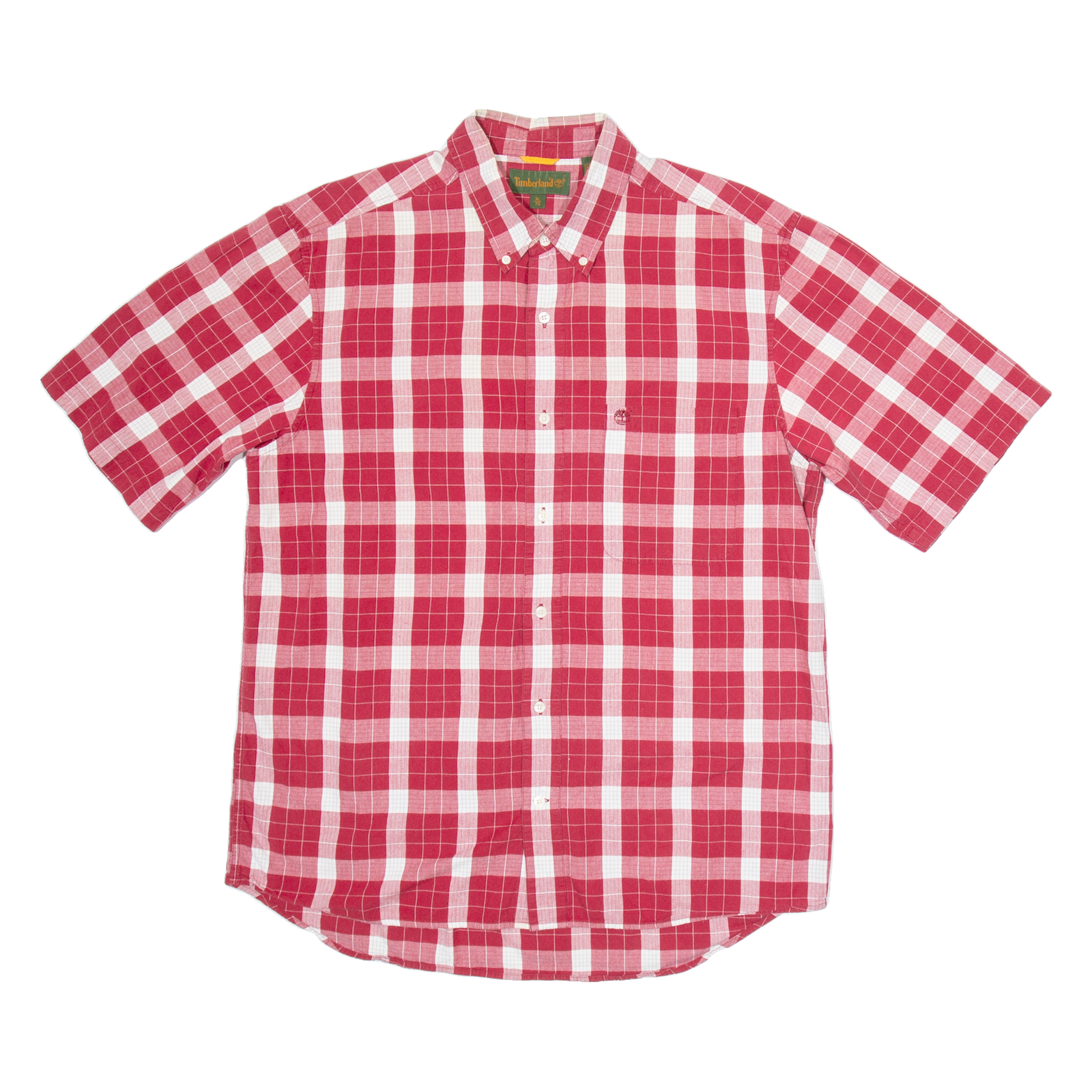 TIMBERLAND Mens Shirt Red Check XL Refurbished - N/A refurbished available on Cerqular