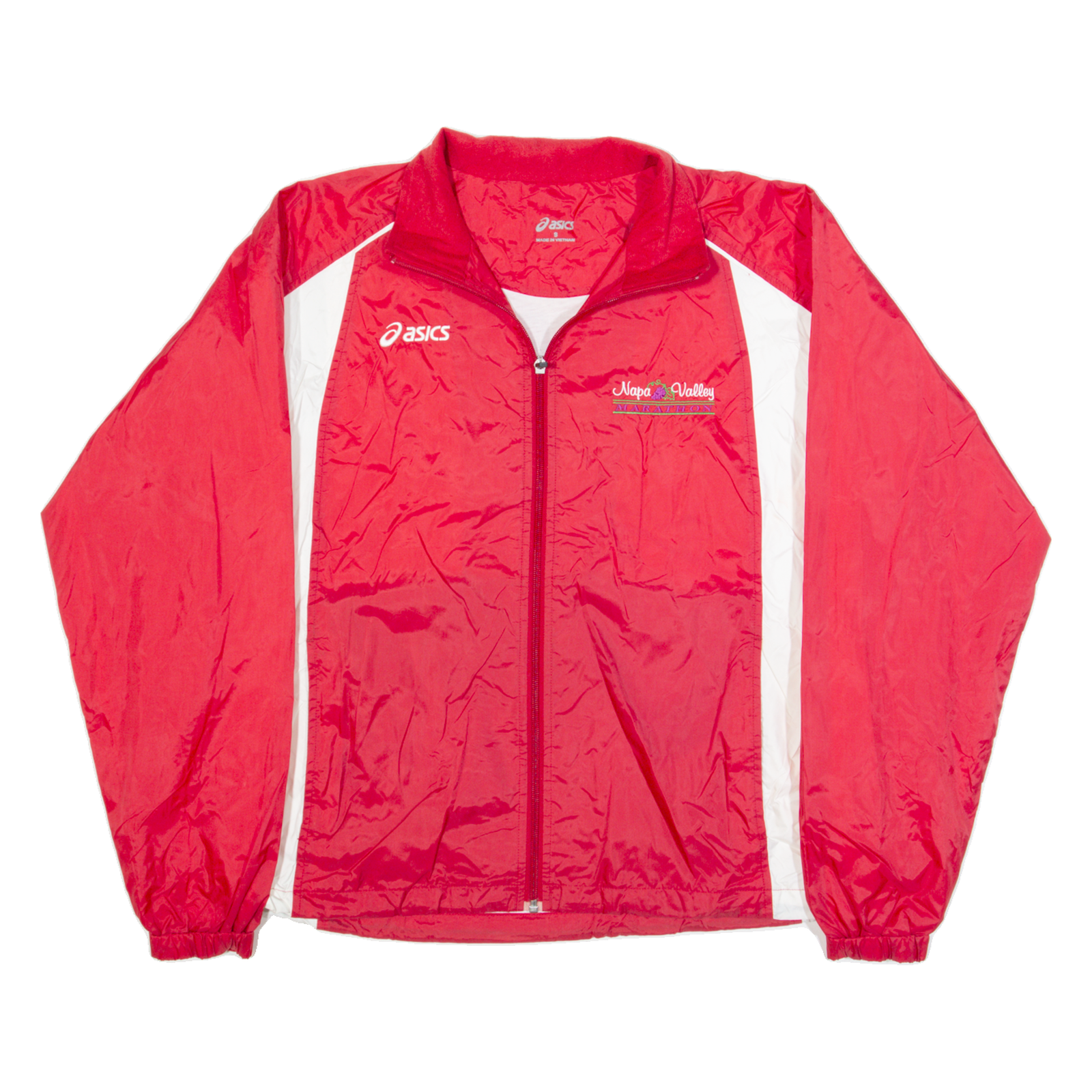 Buy ASICS Napa Valley Marathon Mens Shell Jacket Red USA S Refurbished - $44.19 ASICS Napa Valley Marathon Mens Shell Jacket Red USA S Refurbished - N/A refurbished available on Cerqular