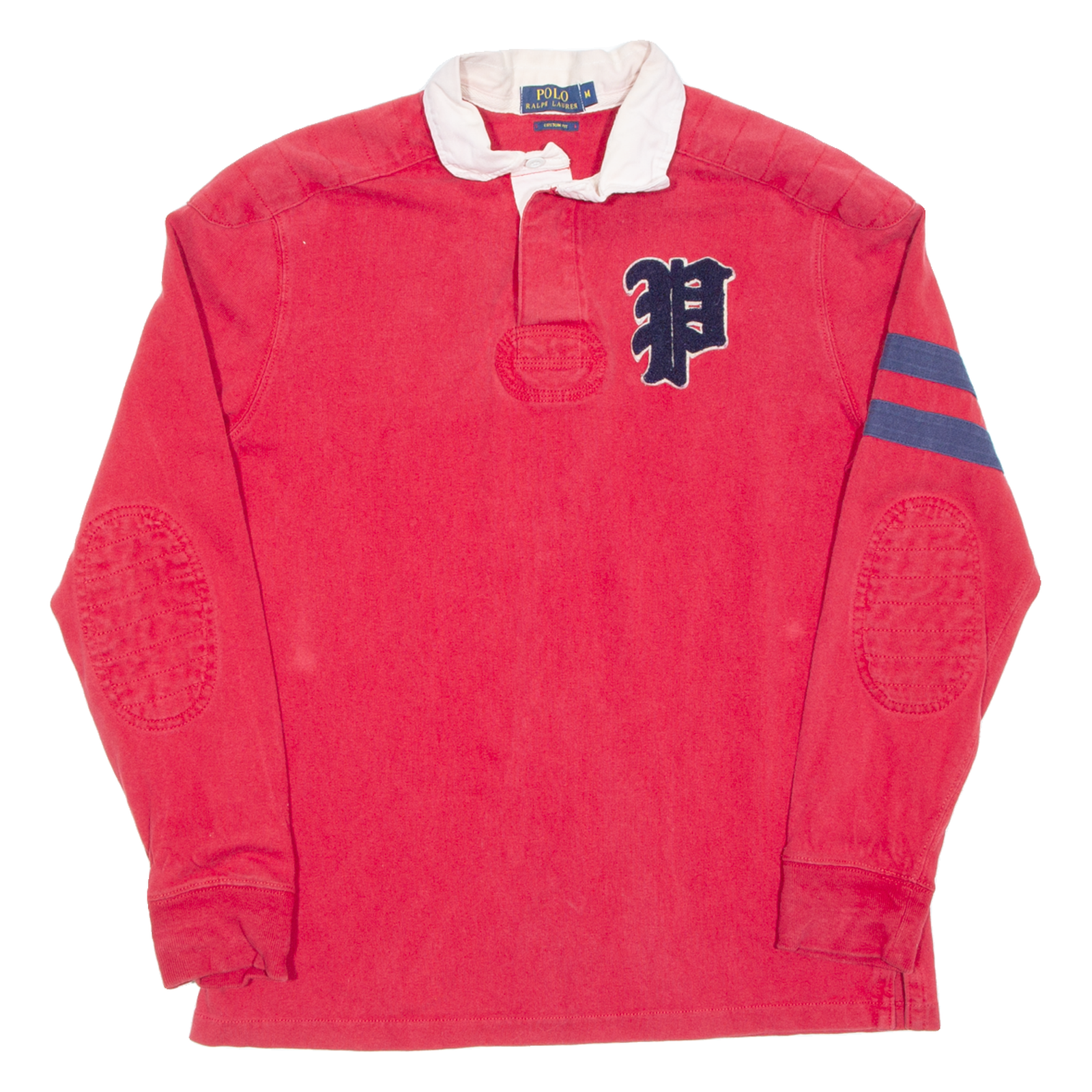 POLO RALPH LAUREN Custom Fit Mens Polo Shirt Red Long Sleeve M Refurbished - N/A refurbished available on Cerqular