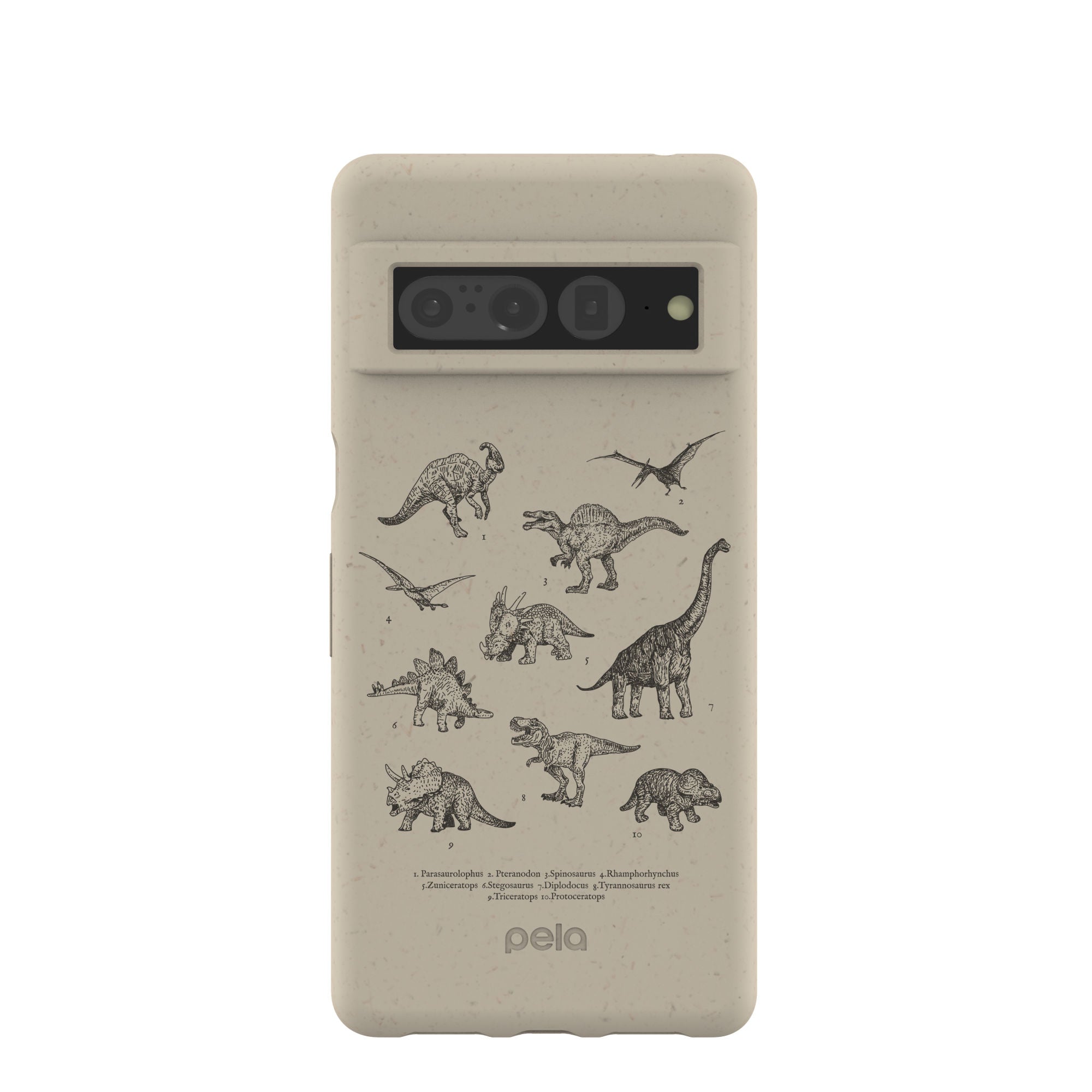 London Fog Dinosaurology Google Pixel 7 Pro Case Refurbished - Pela Case refurbished available on Cerqular
