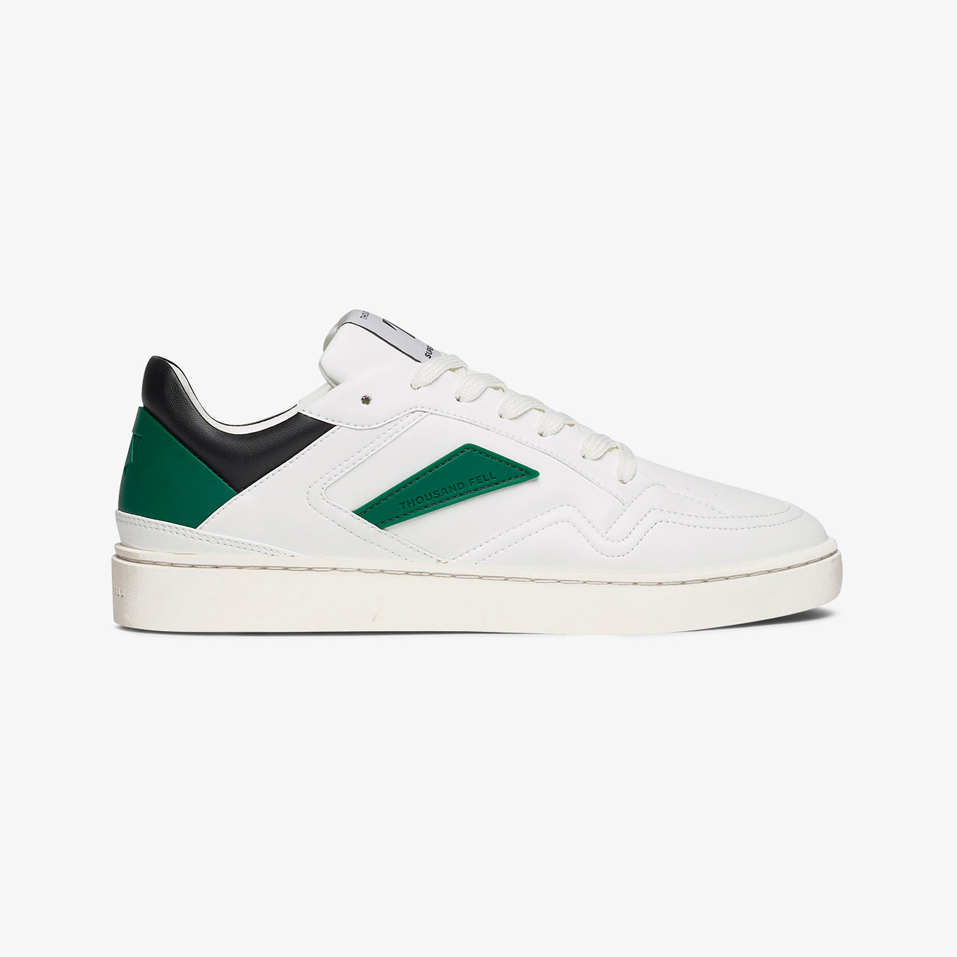 Men's Court | White-Black-Kelly Green | Size: 9.5 Refurbished - Thousand Fell refurbished available on Cerqular