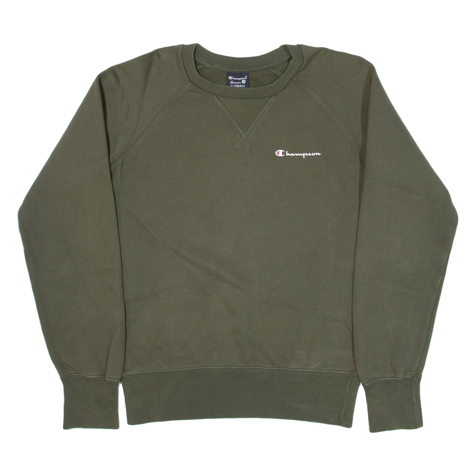 CHAMPION Mens Sweatshirt Green XS Refurbished - N/A refurbished available on Cerqular