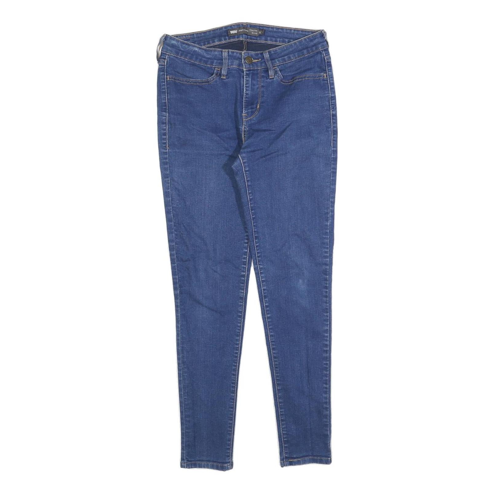 LEVI'S Womens Jeans Blue Slim Skinny Denim W27 L27 Zip Closure Refurbished - N/A refurbished available on Cerqular