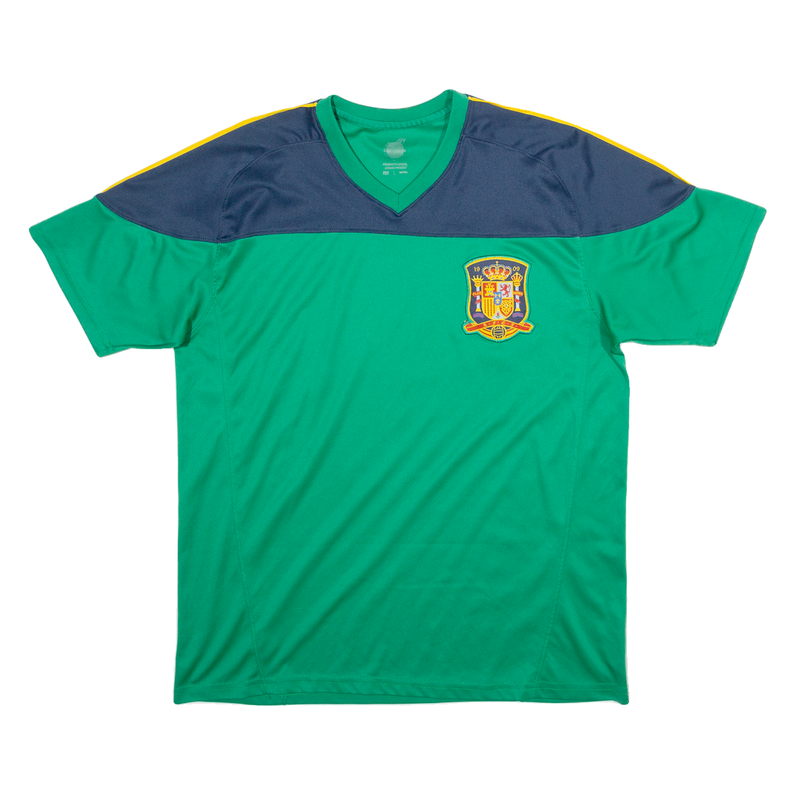 Mens T-Shirt Green 90s V-Neck L Refurbished - N/A refurbished available on Cerqular
