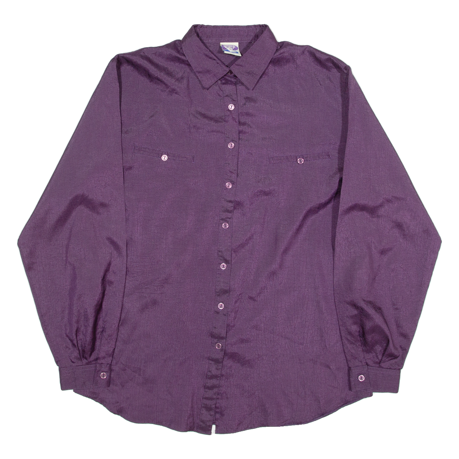 YESSICA Womens Plain Shirt Purple Long Sleeve UK 12 Refurbished - N/A refurbished available on Cerqular