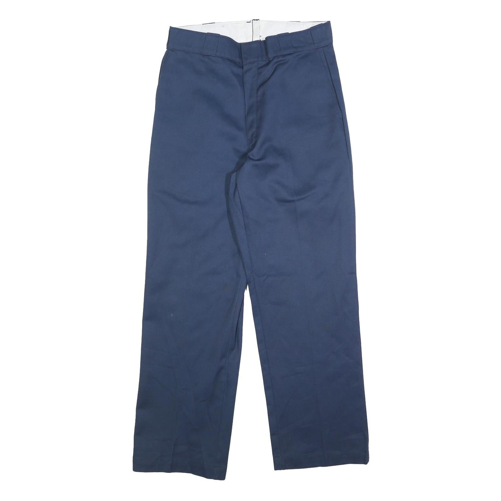 Buy DICKIES Mens Regular Fit Blue Cotton Blend Straight Leg Trousers W32 L30 Refurbished - $37.69 DICKIES Mens Regular Fit Blue Cotton Blend Straight Leg Trousers W32 L30 Refurbished - N/A refurbished available on Cerqular