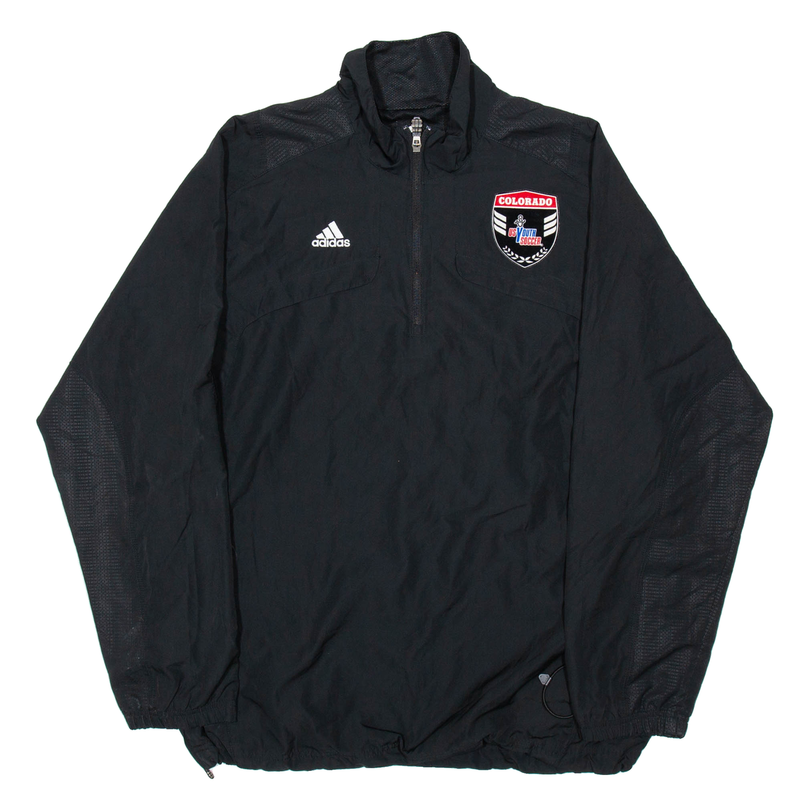 Buy ADIDAS Colorado Youth Soccer Mens Anorak Jacket Black USA M Refurbished - $36.39 ADIDAS Colorado Youth Soccer Mens Anorak Jacket Black USA M Refurbished - N/A refurbished available on Cerqular