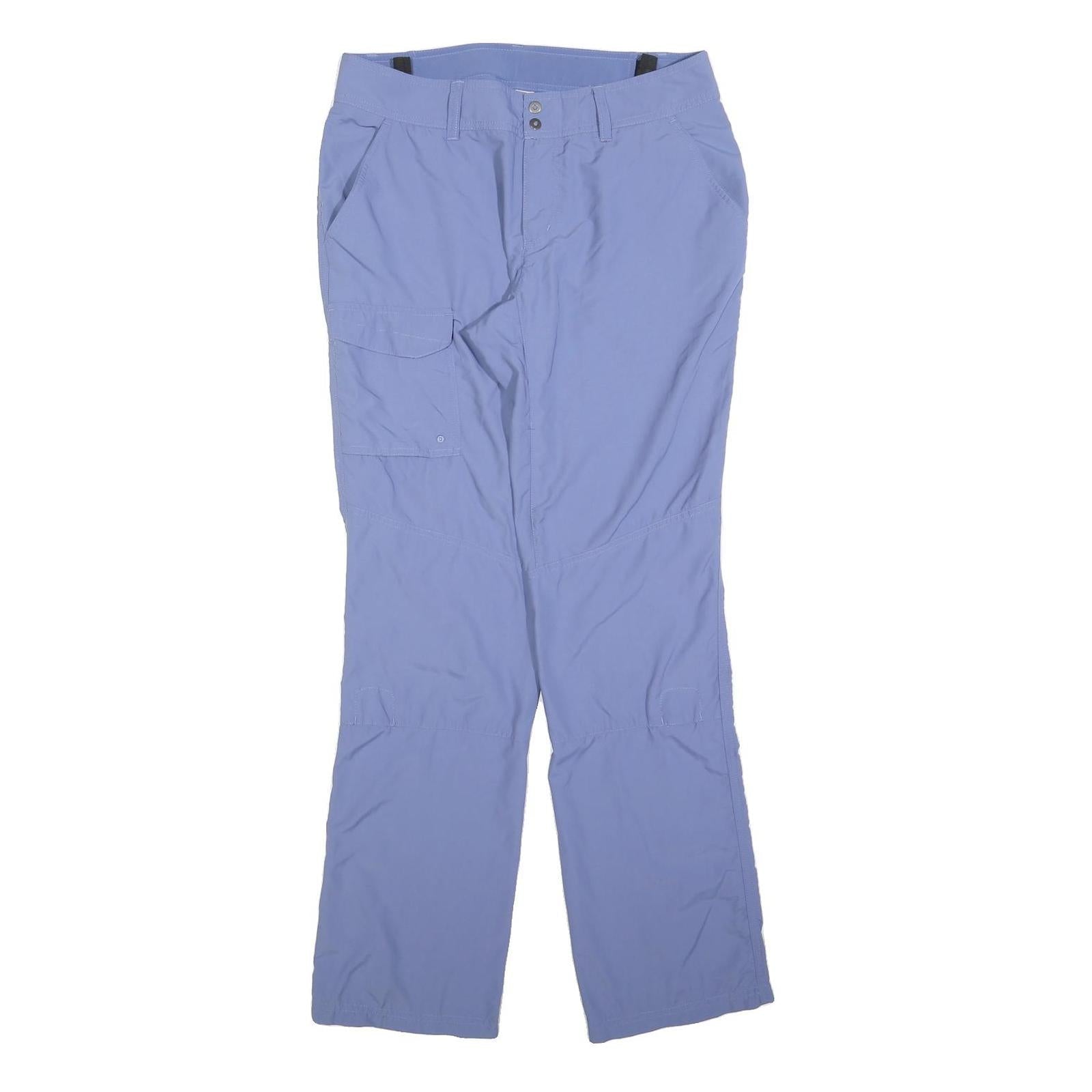 COLUMBIA Womens Regular Blue Zip Polyester Blend Cargo Pocket Trousers W30 L32 Refurbished - N/A refurbished available on Cerqular