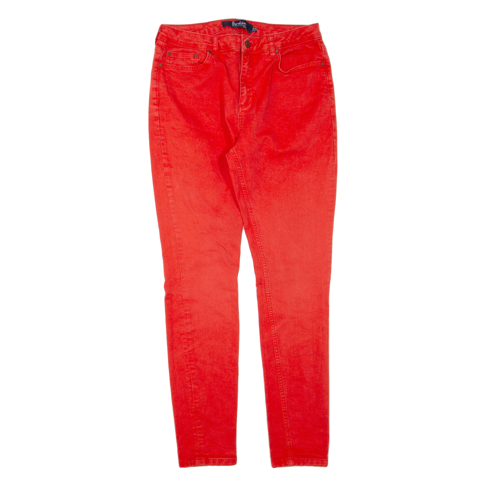 BODEN Womens Trousers Red Regular Skinny W28 L31 Refurbished - N/A refurbished available on Cerqular