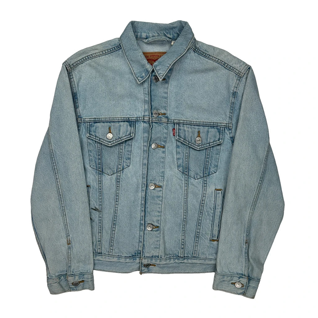 Buy Levis Denim Jacket - Large Light Wash Cotton Refurbished - $53.59 Levis Denim Jacket - Large Light Wash Cotton Refurbished - Thrifted (note: this is a term often used to describe second- refurbished available on Cerqular