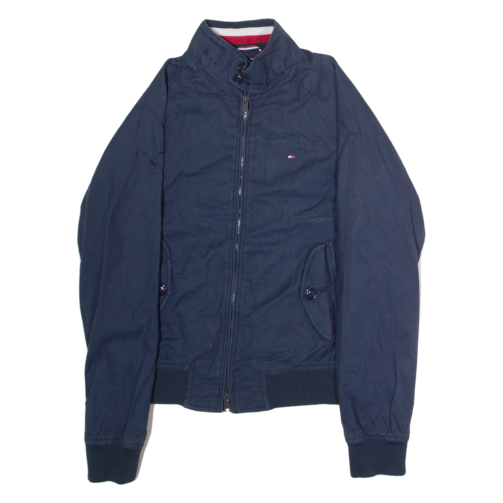HILFIGER DENIM Womens Lined Jacket Blue L Refurbished - N/A refurbished available on Cerqular