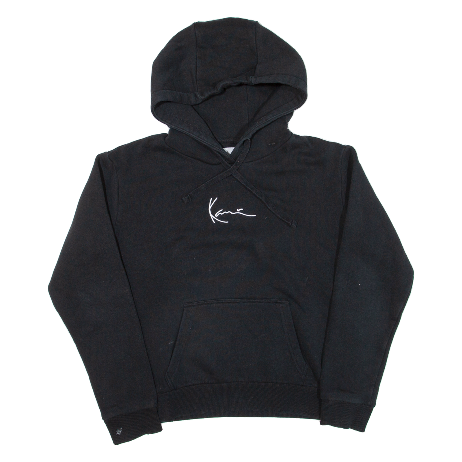 KARL KANI Womens Black Hoodie S Refurbished - N/A refurbished available on Cerqular