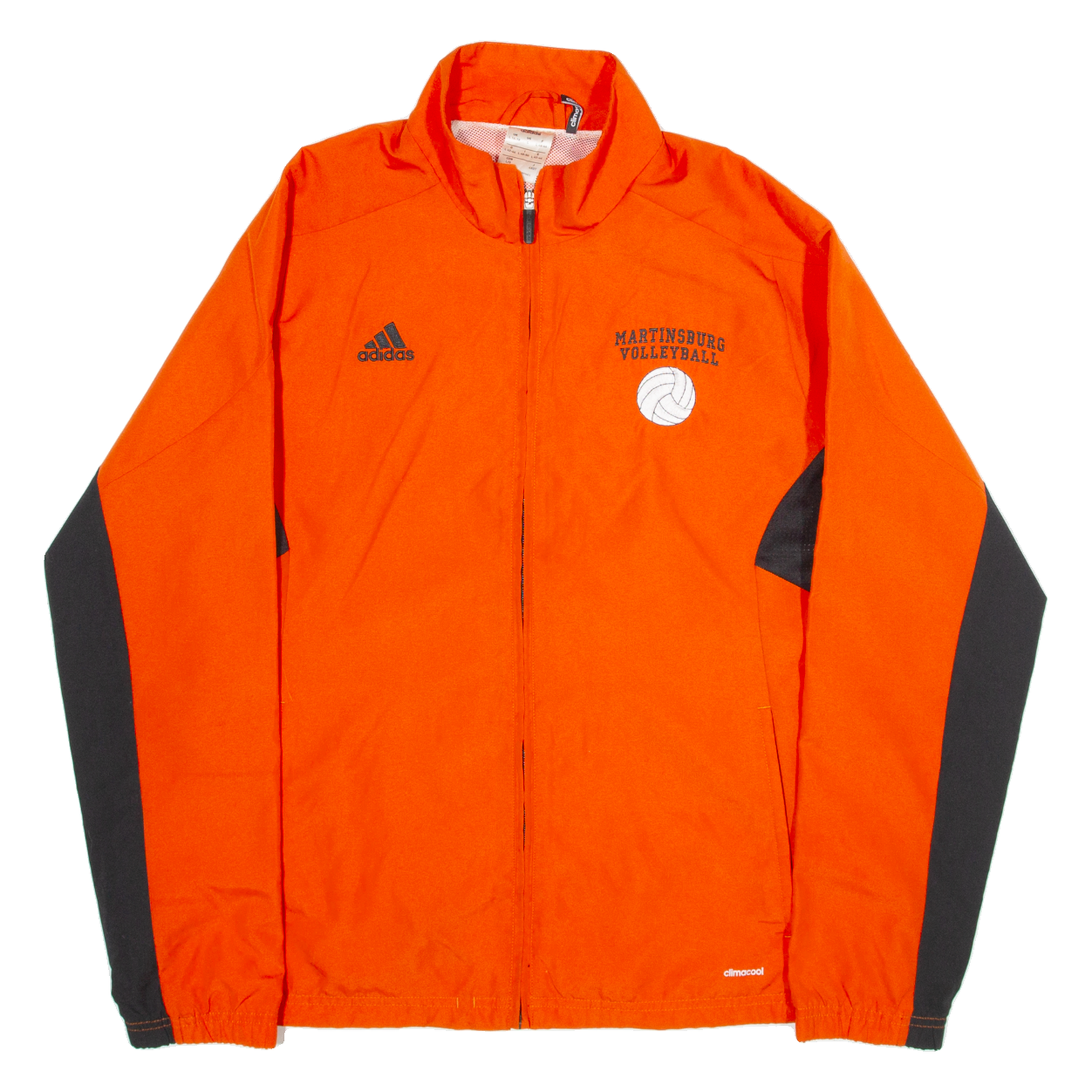 ADIDAS Mesh Lined Martinsburg Volleyball Mens Jacket Orange L Refurbished - N/A refurbished available on Cerqular