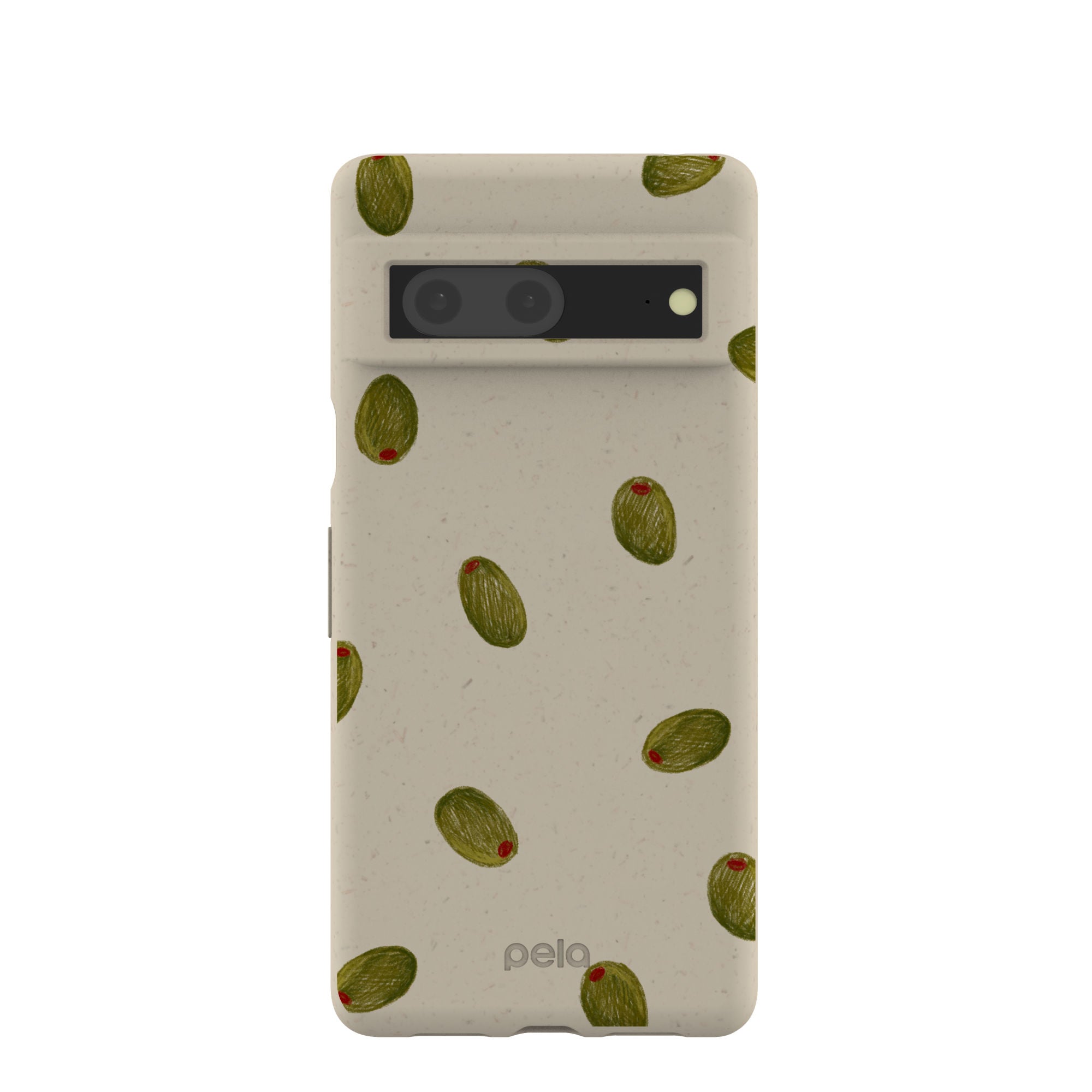 London Fog Olive Party Google Pixel 7 Case Refurbished - Pela Case refurbished available on Cerqular