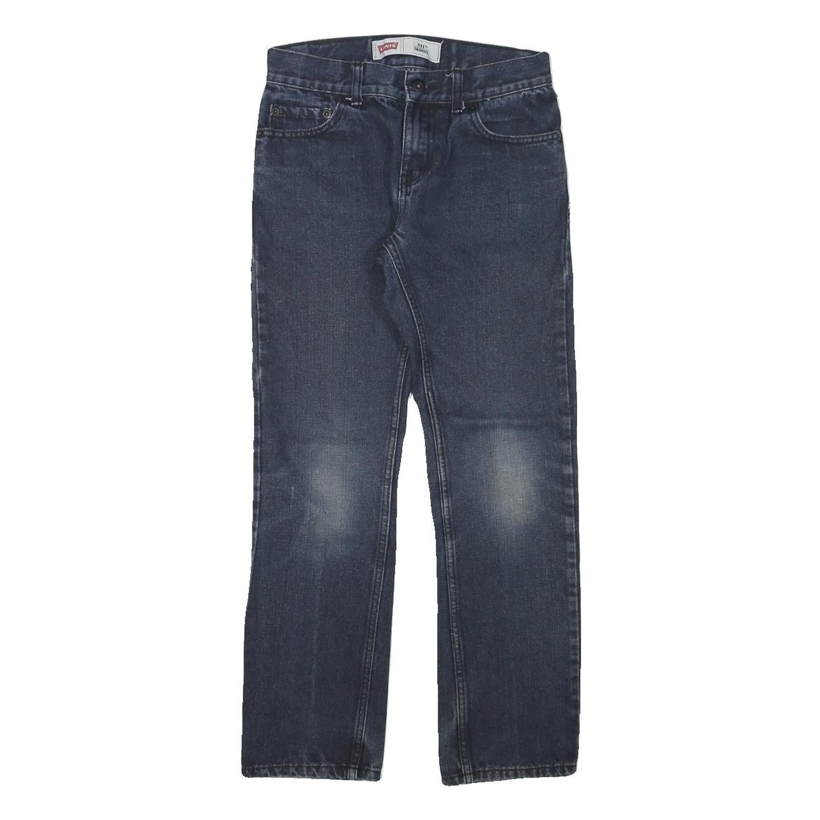 LEVI'S Mens Slim Jeans Blue Denim W27 L27 Zip Classic Casual Wear Refurbished - N/A refurbished available on Cerqular