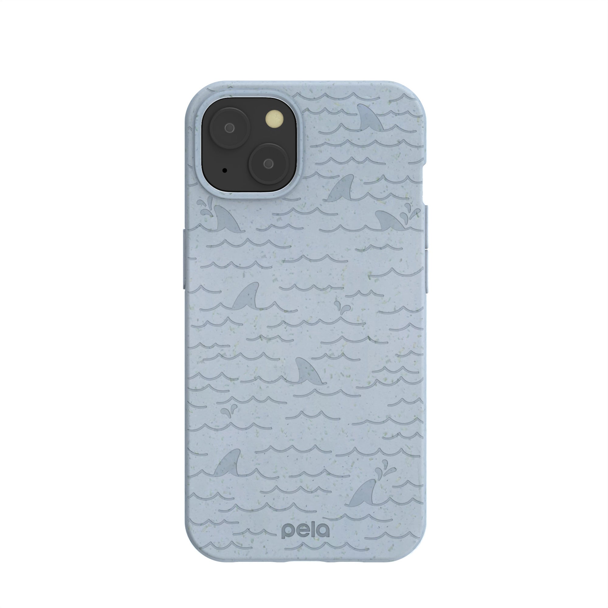 Powder Blue Fin iPhone 13 Case Refurbished - Pela Case refurbished available on Cerqular