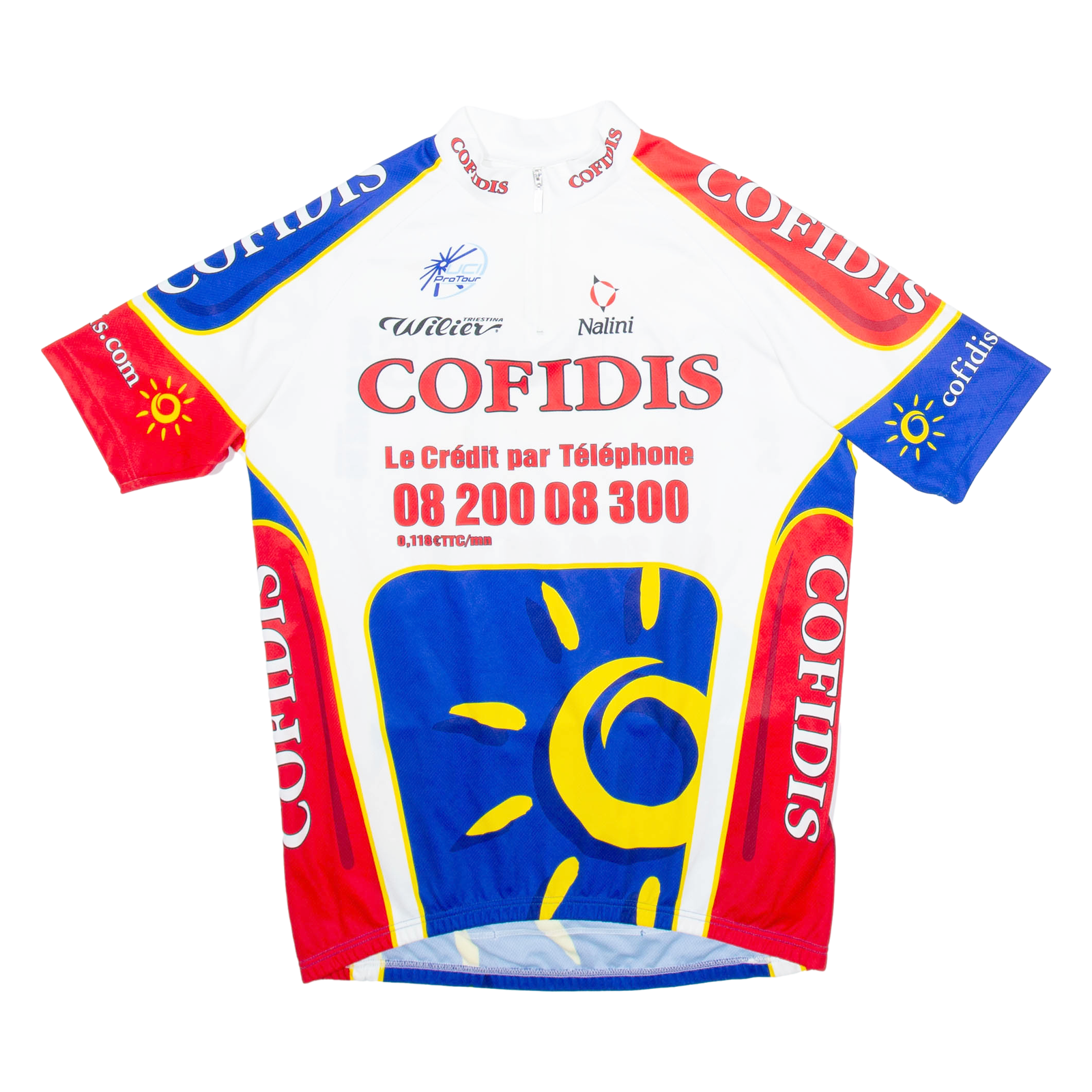 NALINI Cycling Mens Jersey White 1/4 Zip M Refurbished - N/A refurbished available on Cerqular