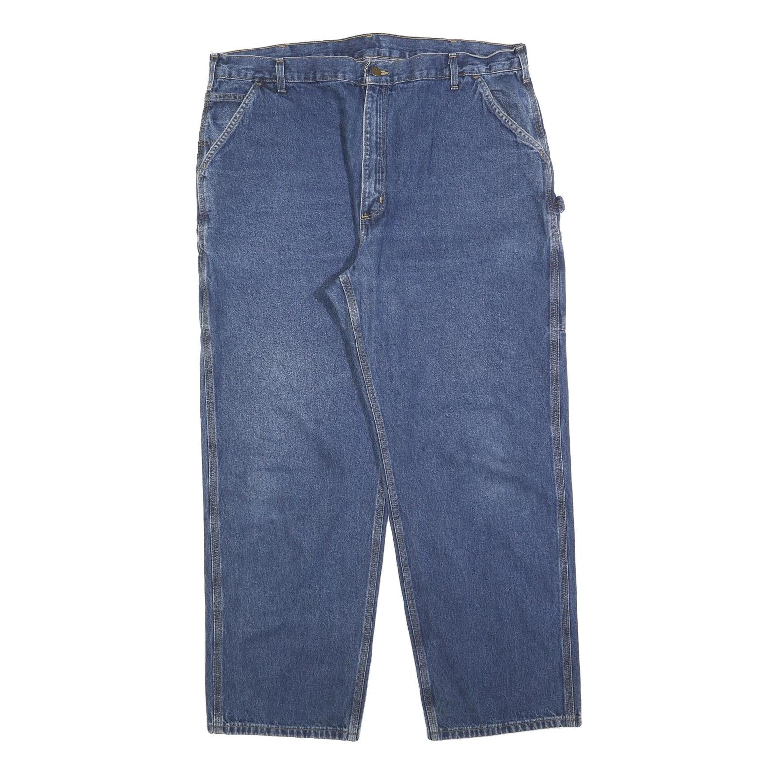 CARHARTT Mens Jeans Blue Relaxed Straight Denim Medium W42 L32 Workwear Utility Refurbished - N/A refurbished available on Cerqular