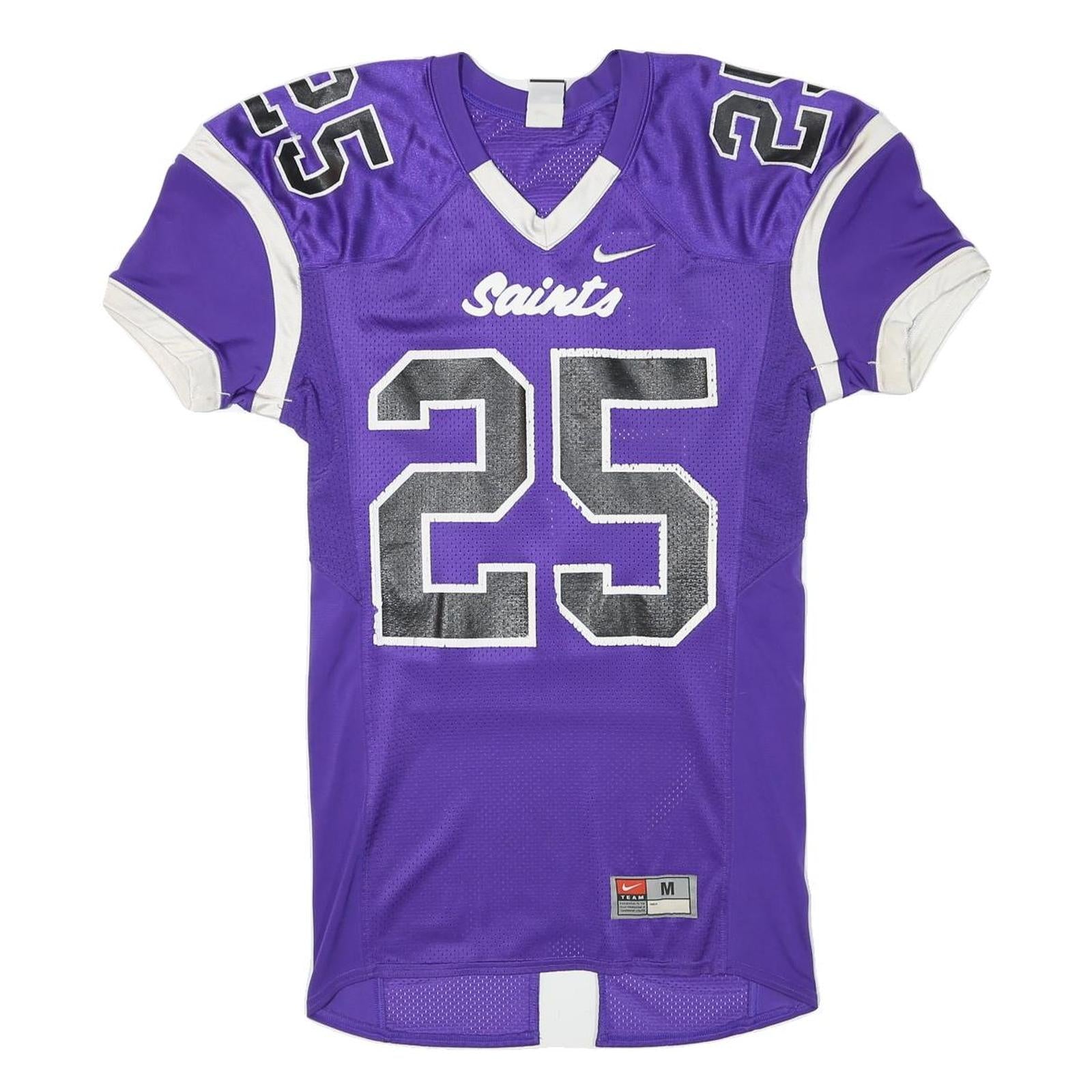 NIKE Womens Purple & White Team Jersey Polyester Blend Dress Size M Sporty Refurbished - N/A refurbished available on Cerqular