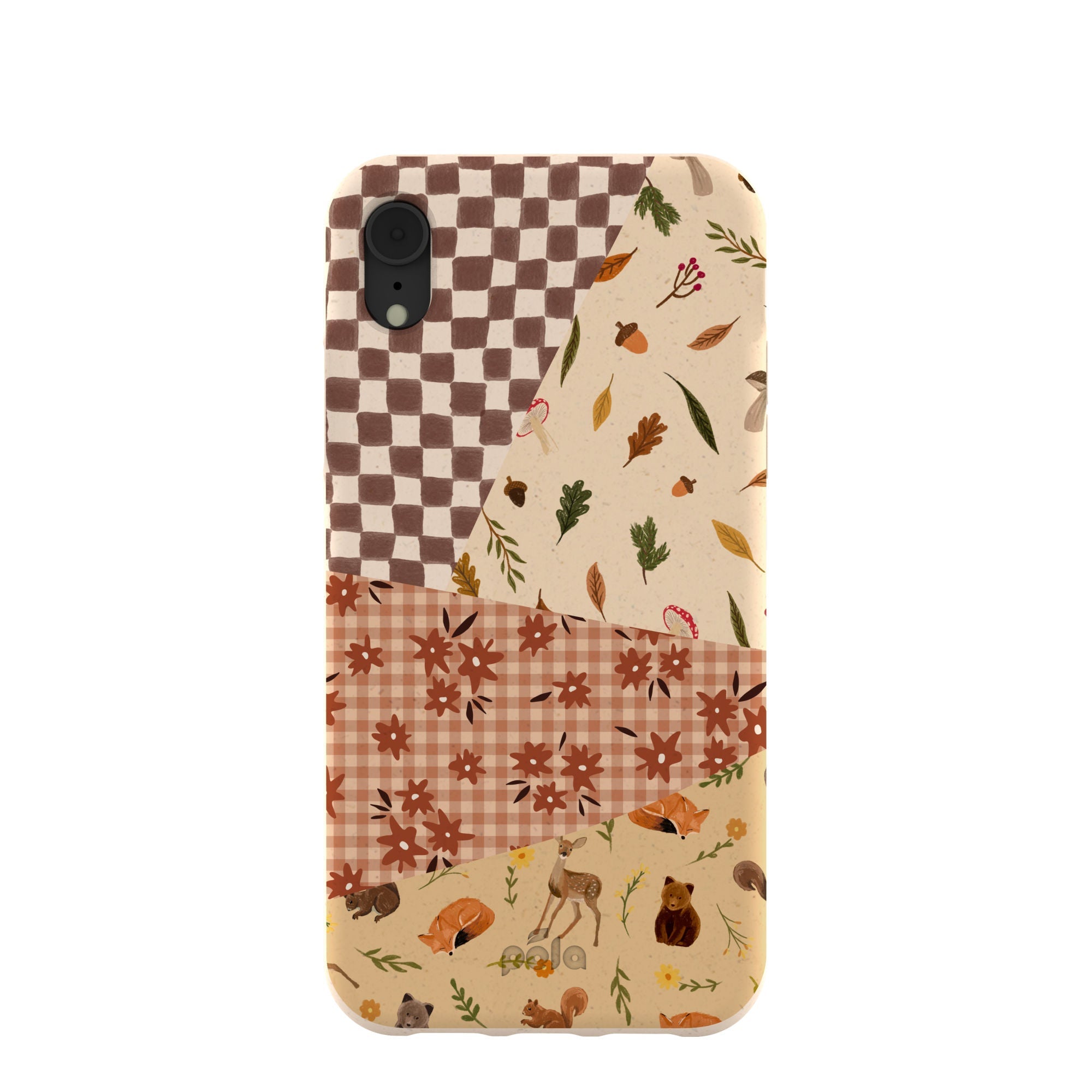 Seashell Autumn Quilt iPhone XR Case Refurbished - Pela Case refurbished available on Cerqular