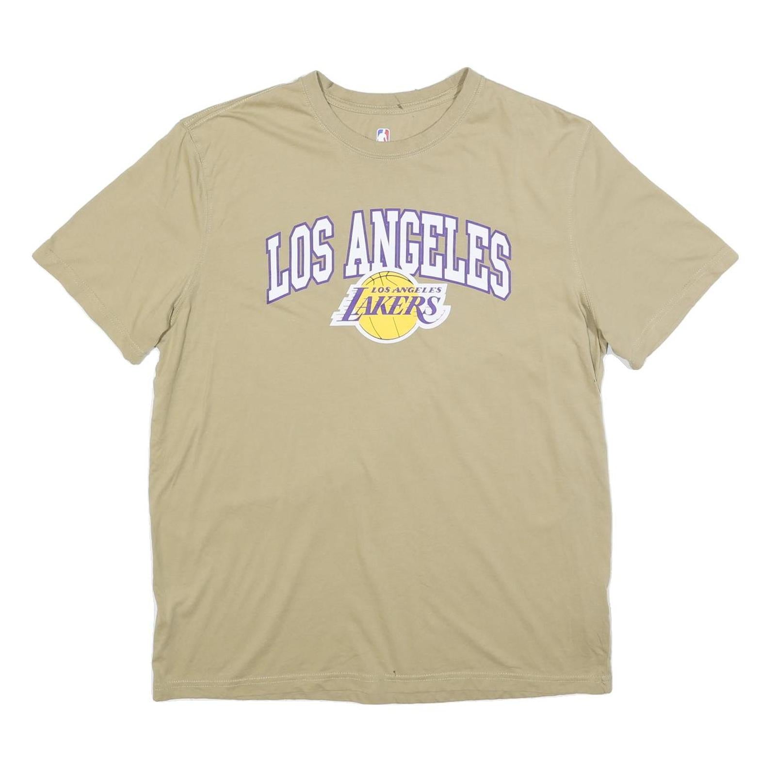 Buy NBA Mens Beige Los Angeles Lakers Graphic T-Shirt XL Short Sleeve Crew Neck Refurbished - $29.89 NBA Mens Beige Los Angeles Lakers Graphic T-Shirt XL Short Sleeve Crew Neck Refurbished - N/A refurbished available on Cerqular
