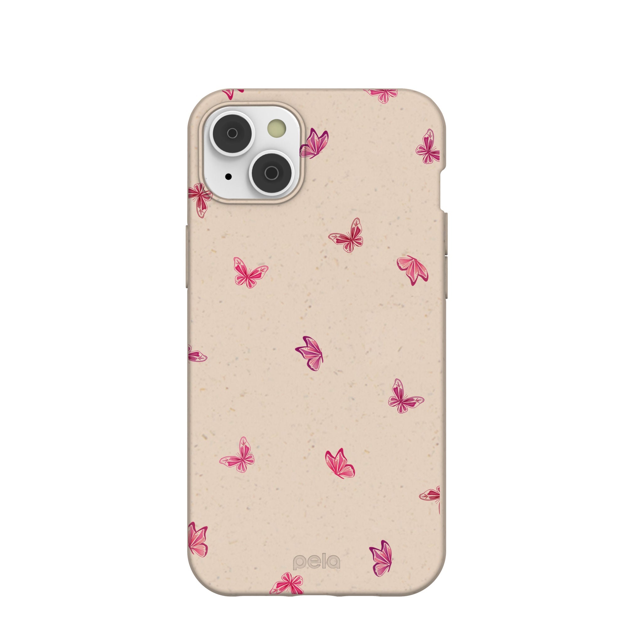 Seashell Lil Flutters iPhone 14 Plus Case Refurbished - Pela Case refurbished available on Cerqular