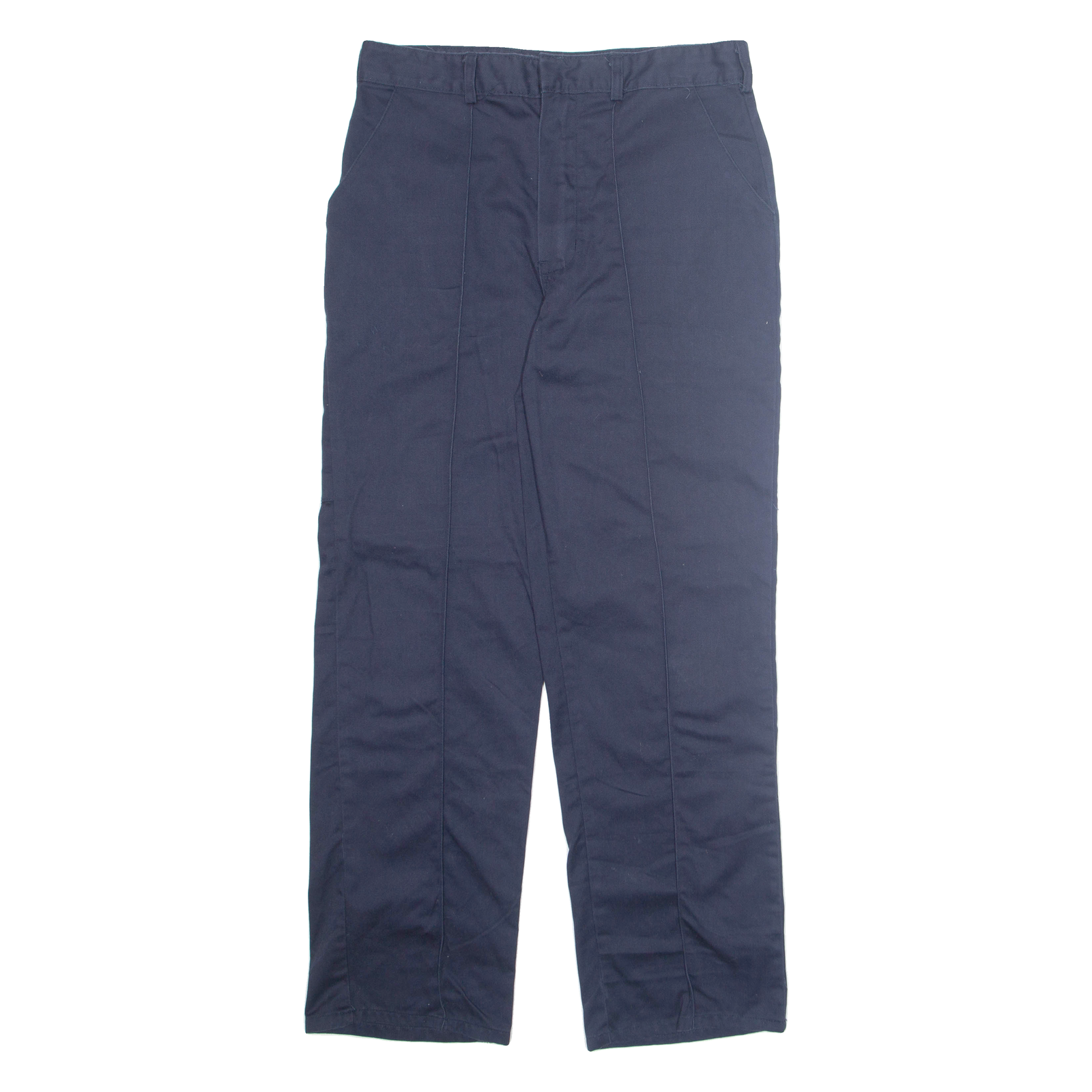 DICKIES Chino Mens Trousers Blue Regular Straight W34 L30 Refurbished - N/A refurbished available on Cerqular