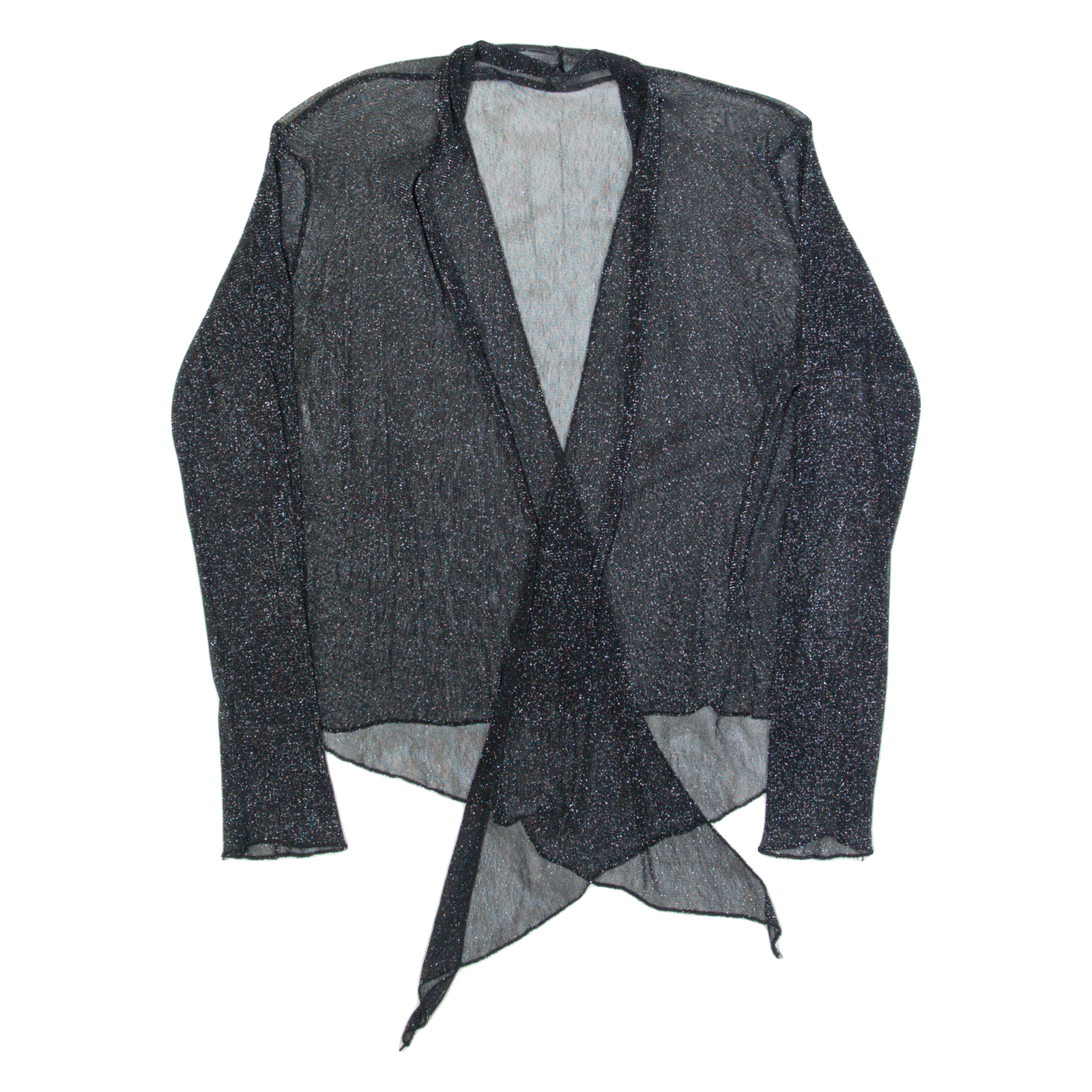 Womens Kimono Top Black Long Sleeve M Refurbished - N/A refurbished available on Cerqular